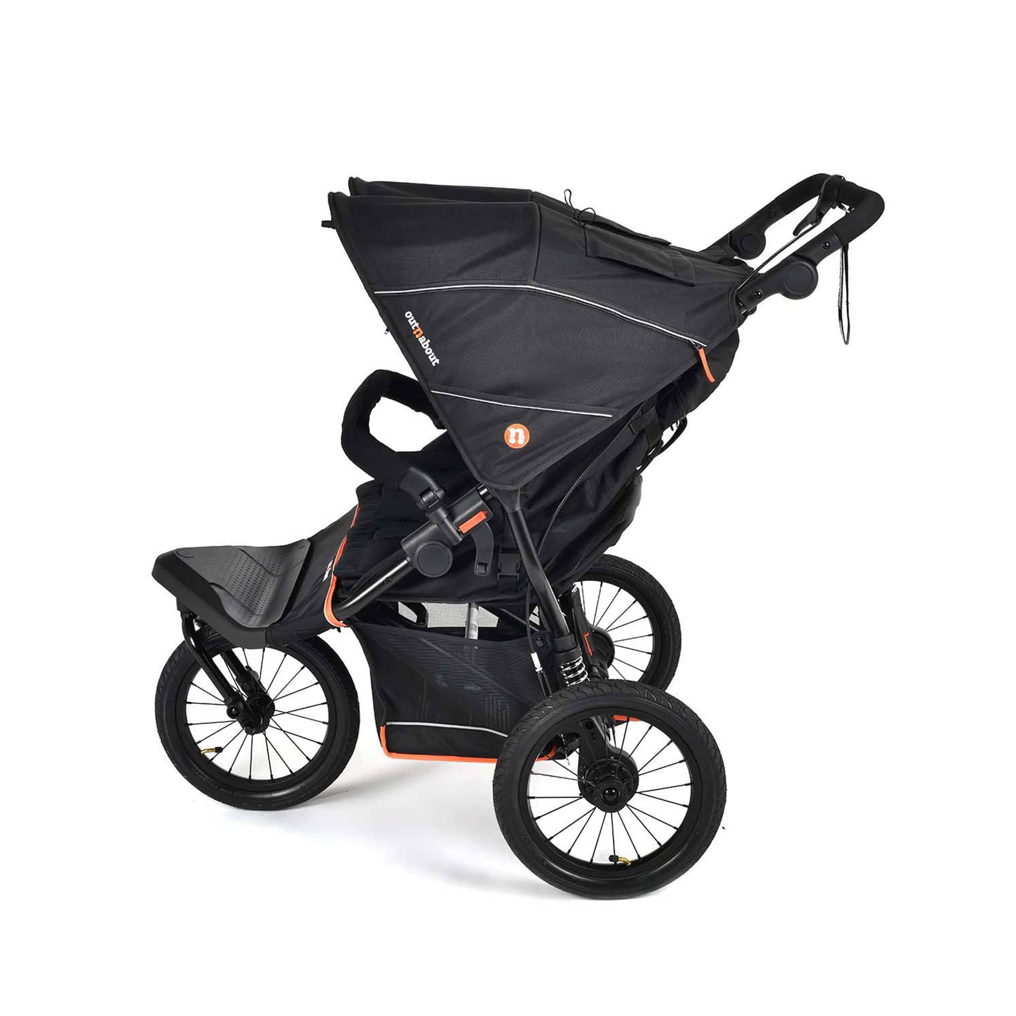 Out n About double buggies Out n About Nipper Double V6 Plus - Summit Black ONANIP-02SBV6+