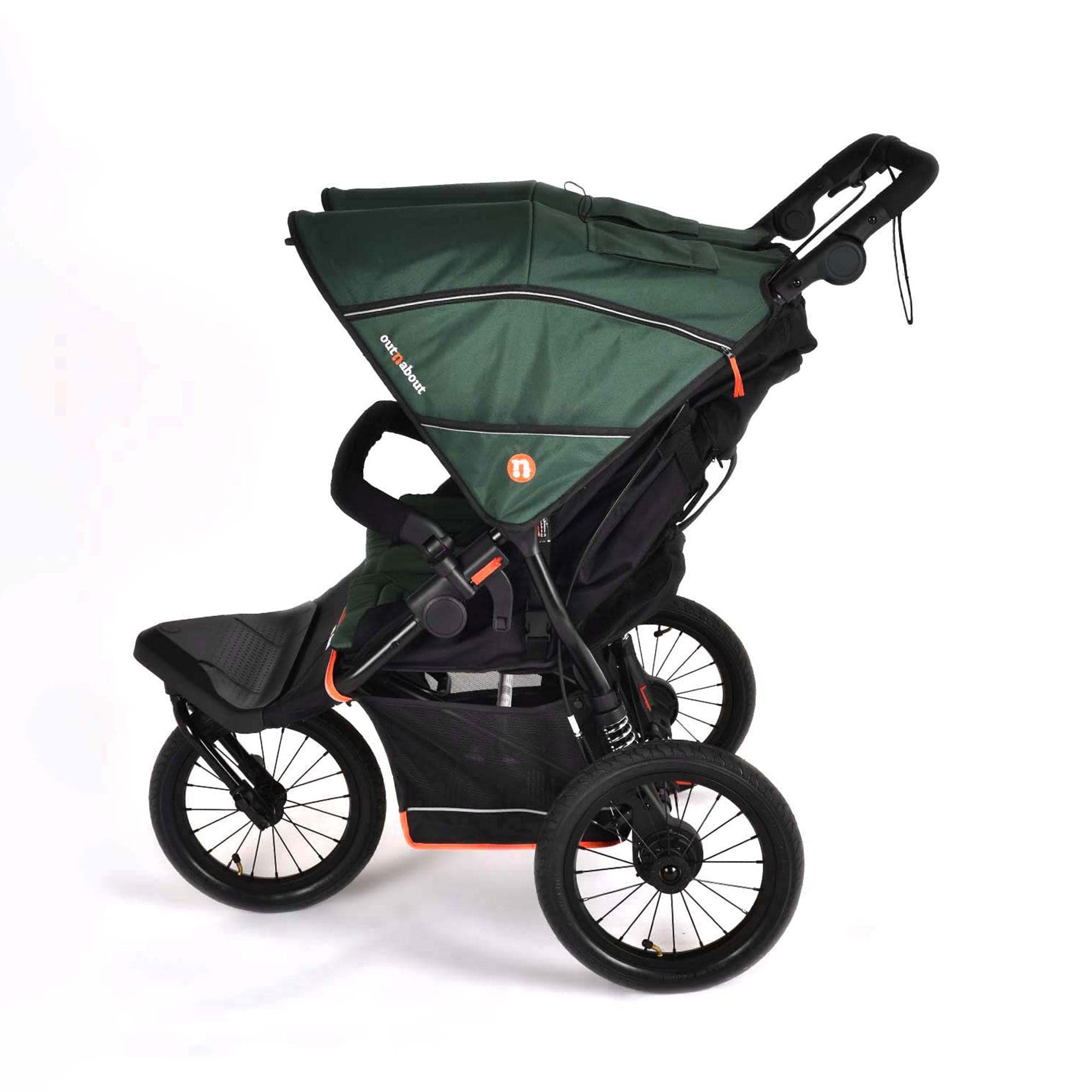 Out n About double buggies Out n About Nipper Double V6 Plus - Sycamore Green ONANIP-02GRNV6+
