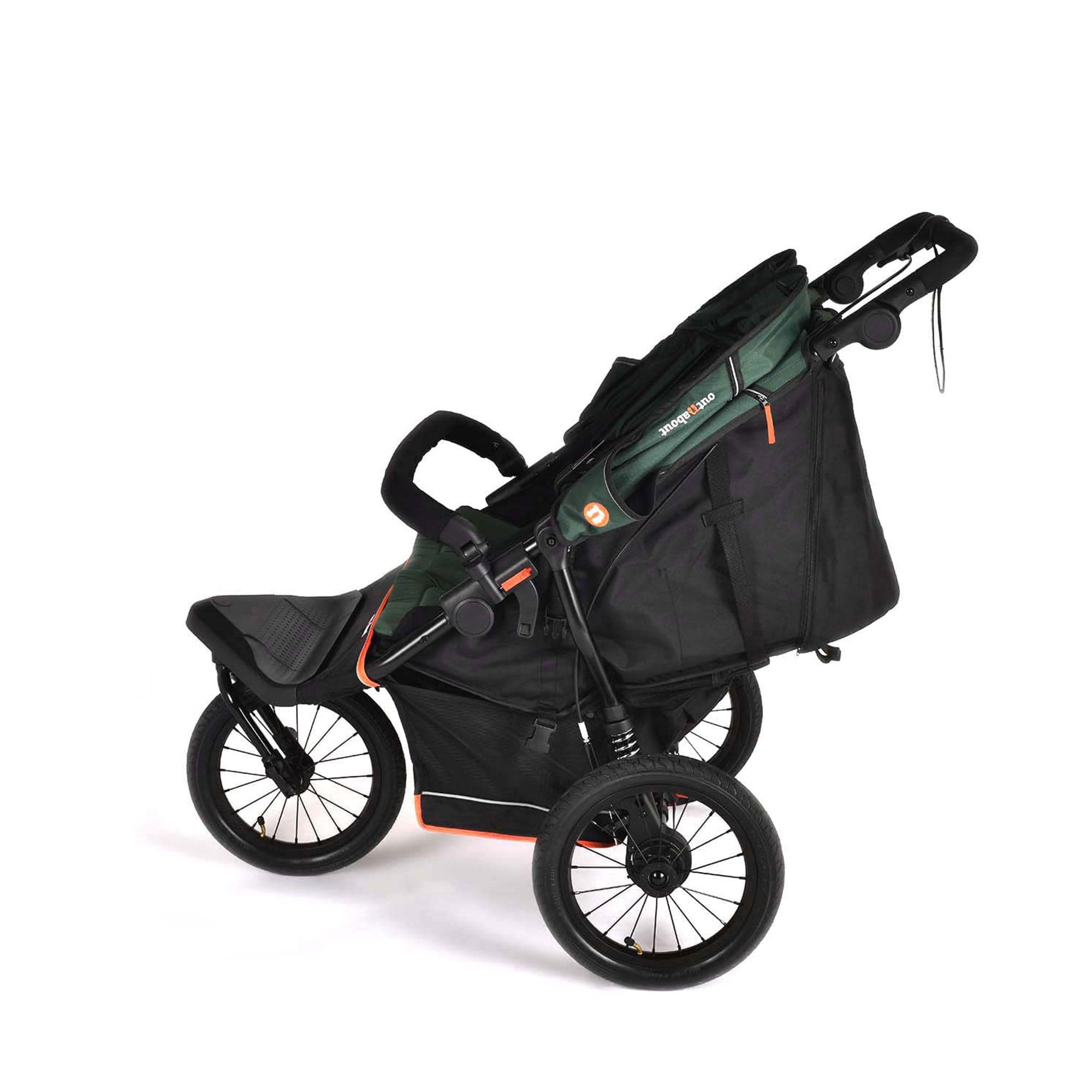 Out n About double buggies Out n About Nipper Double V6 Plus - Sycamore Green ONANIP-02GRNV6+