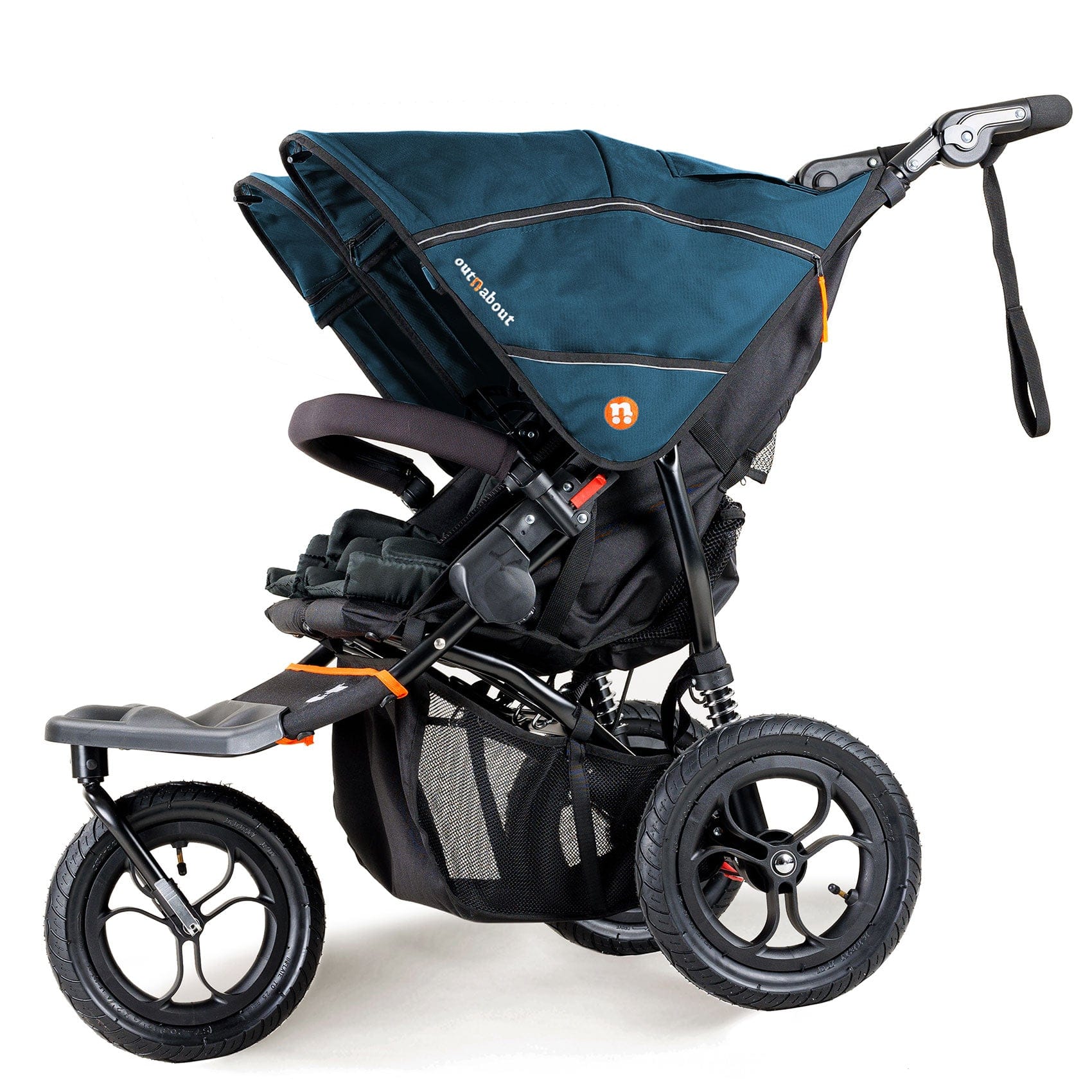 Out n About double buggies Out n About Double Nipper V5 - Highland Blue NIP-02BLUv5