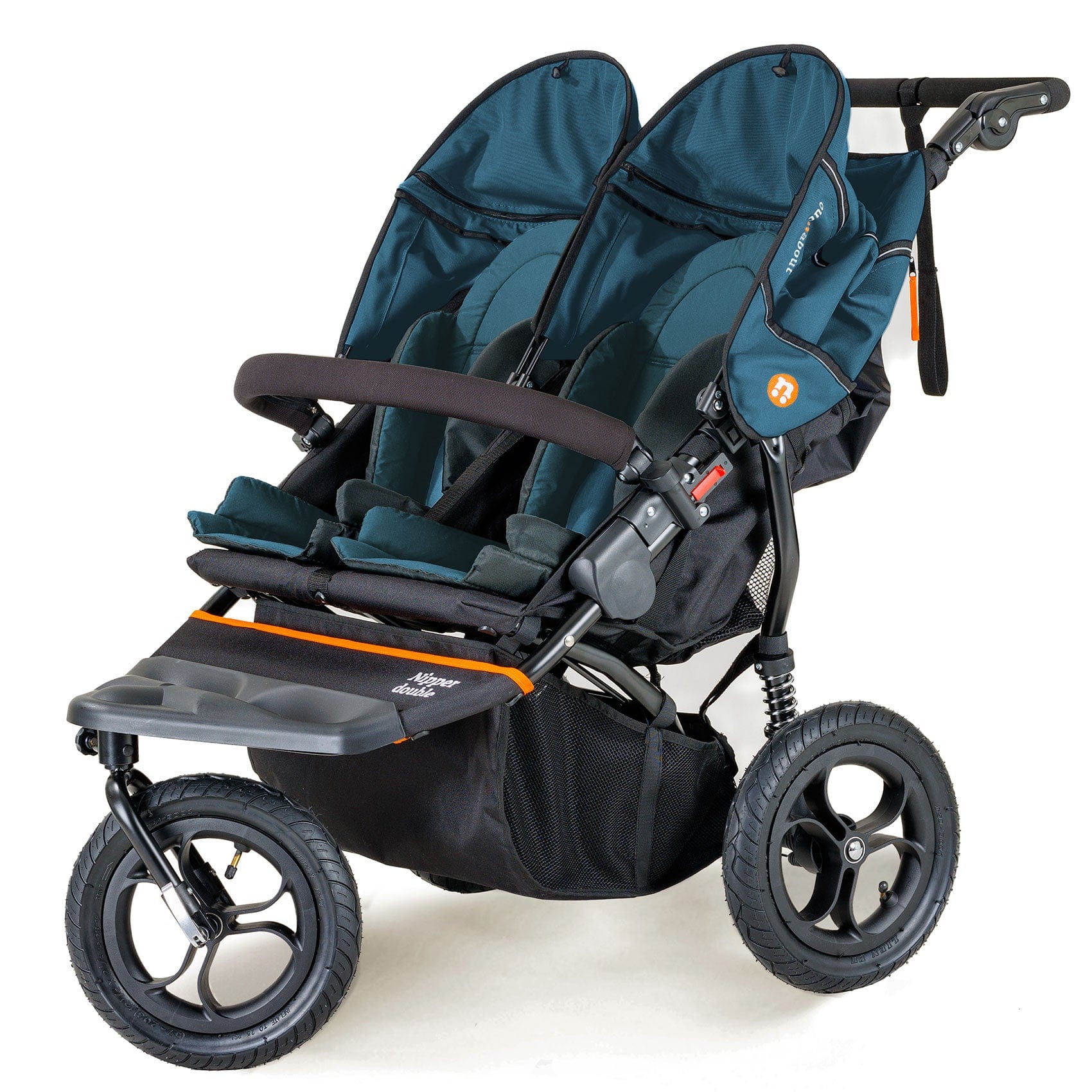 Out n About double buggies Out n About Double Nipper V5 - Highland Blue NIP-02BLUv5