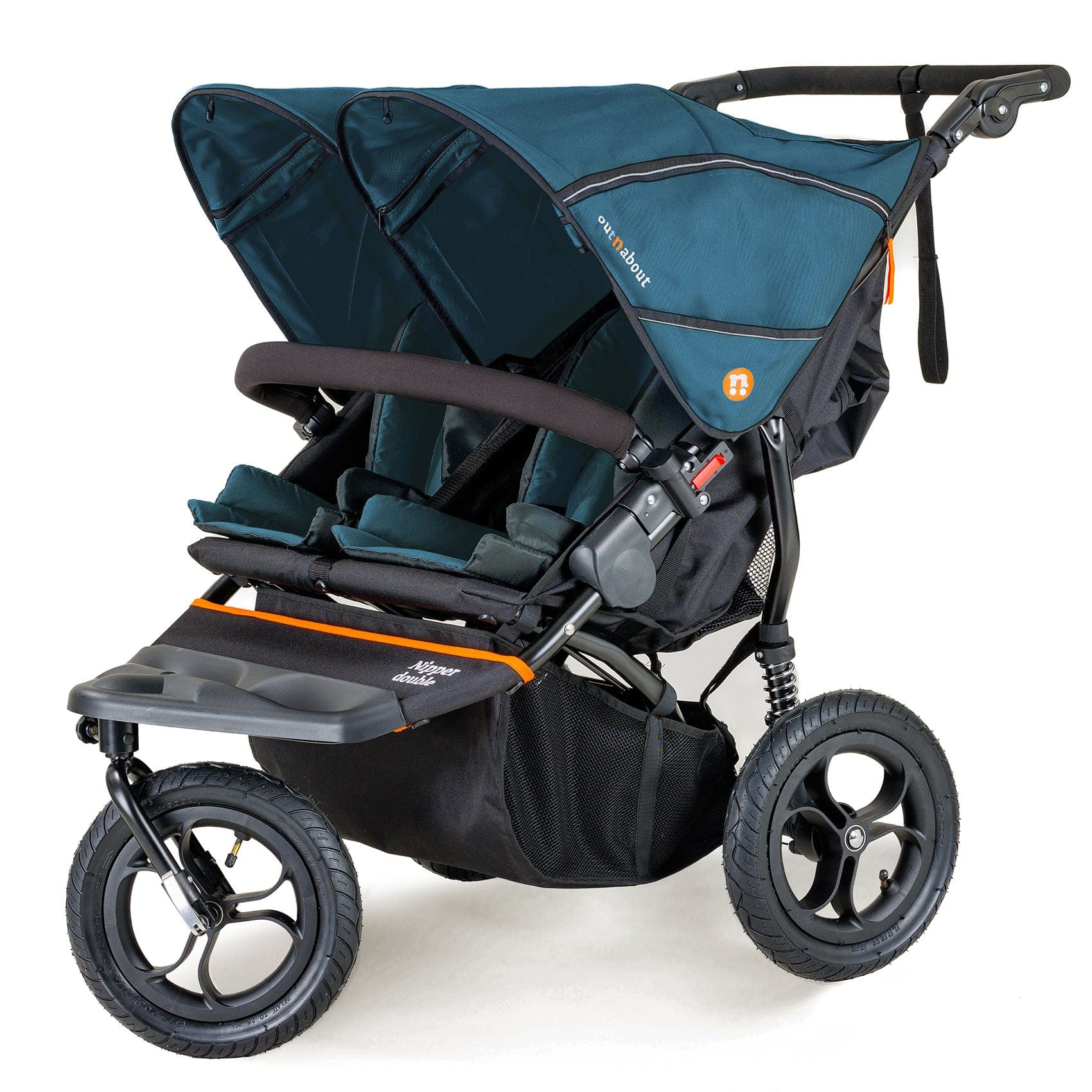 Out n About double buggies Out n About Double Nipper V5 - Highland Blue NIP-02BLUv5