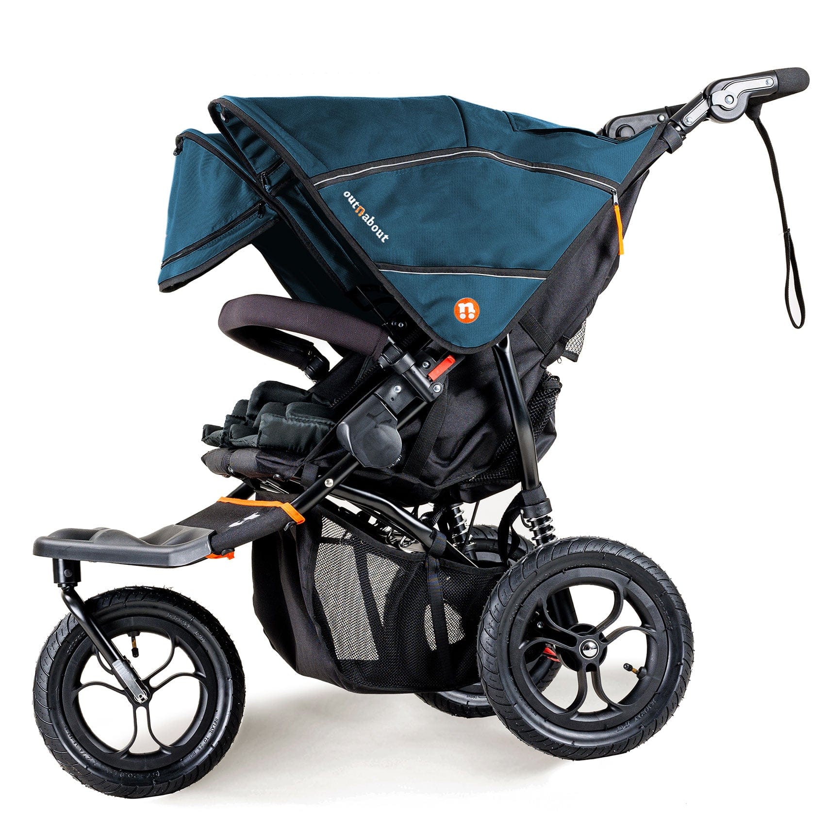 Out n About double buggies Out n About Double Nipper V5 - Highland Blue NIP-02BLUv5