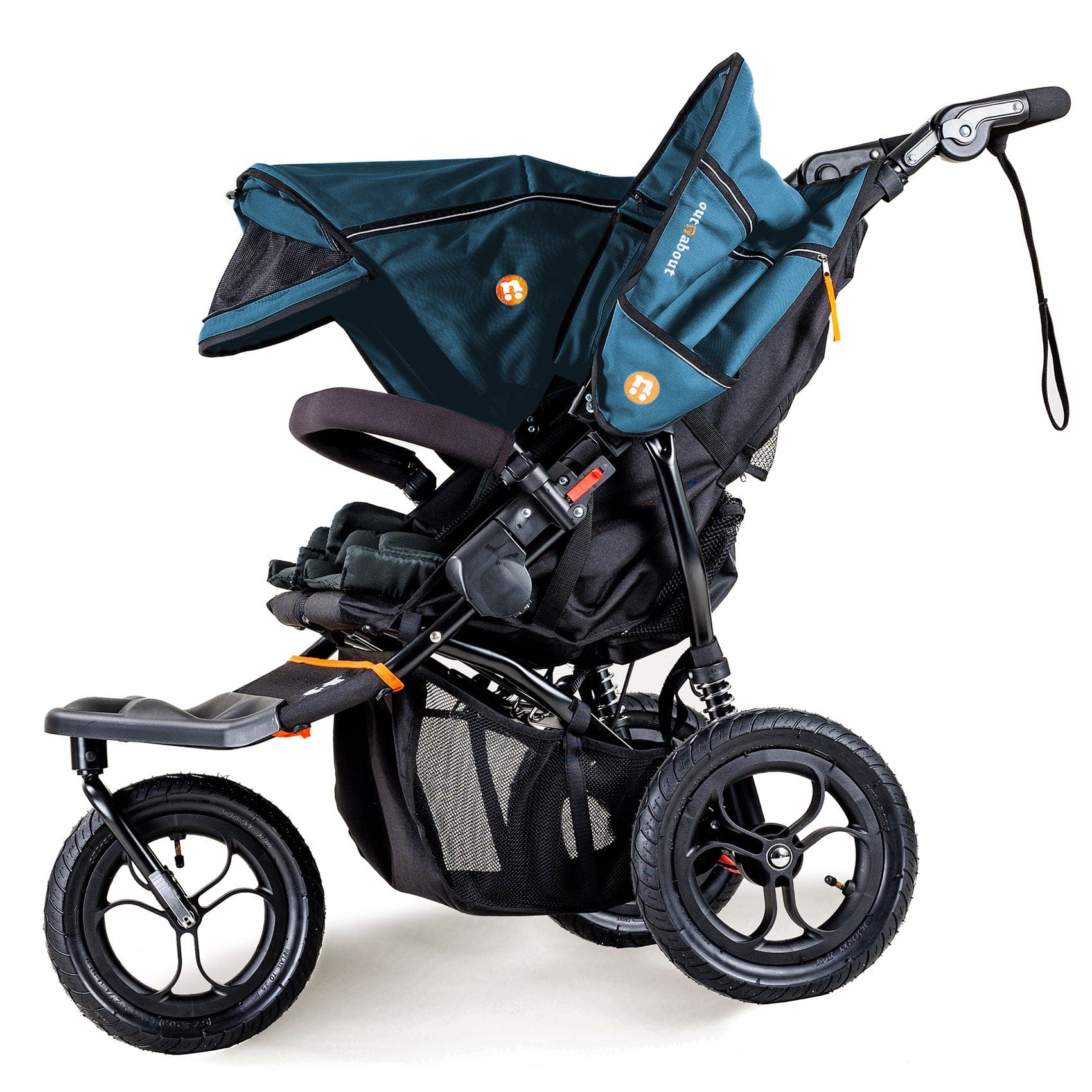 Out n About double buggies Out n About Double Nipper V5 - Highland Blue NIP-02BLUv5