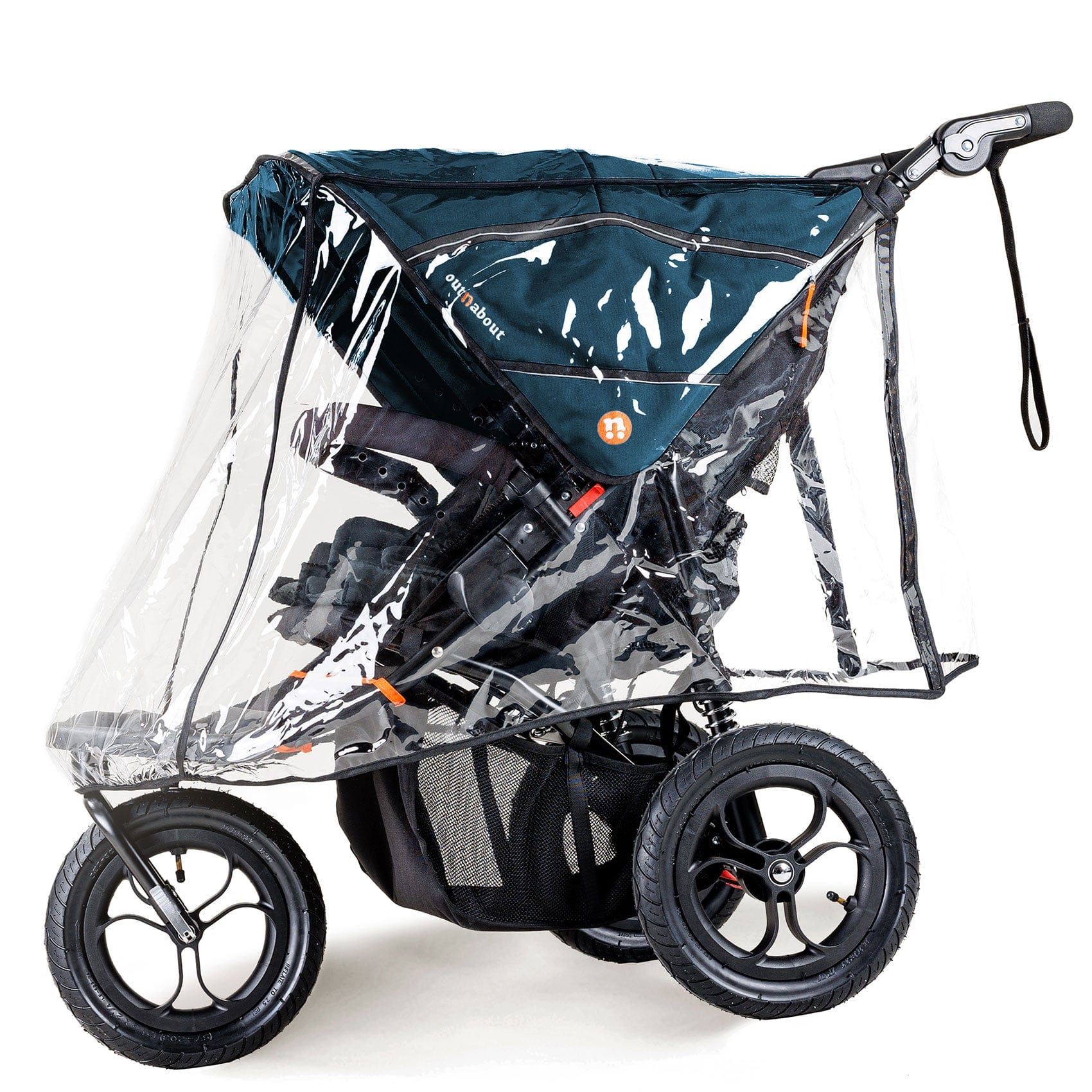 Out n About double buggies Out n About Double Nipper V5 - Highland Blue NIP-02BLUv5