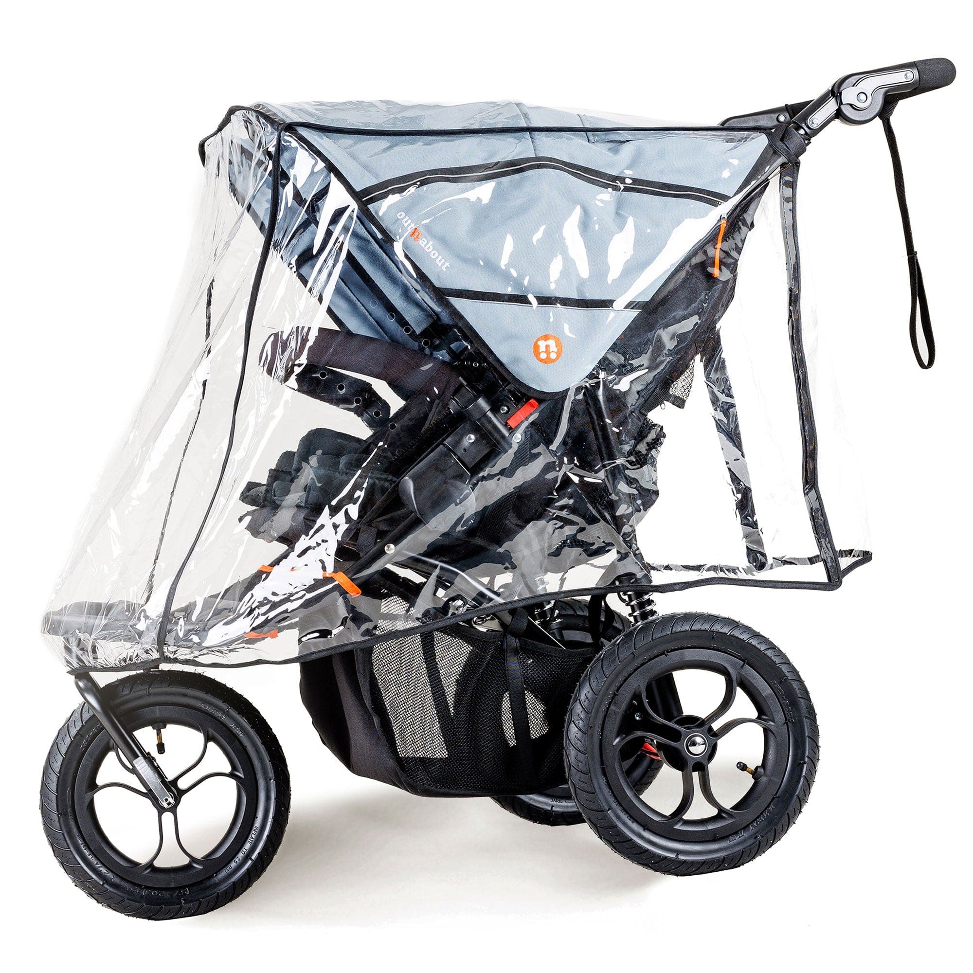 Out n About double buggies Out n About Double Nipper V5 - Rock Salt Grey NIP-02GRYv5