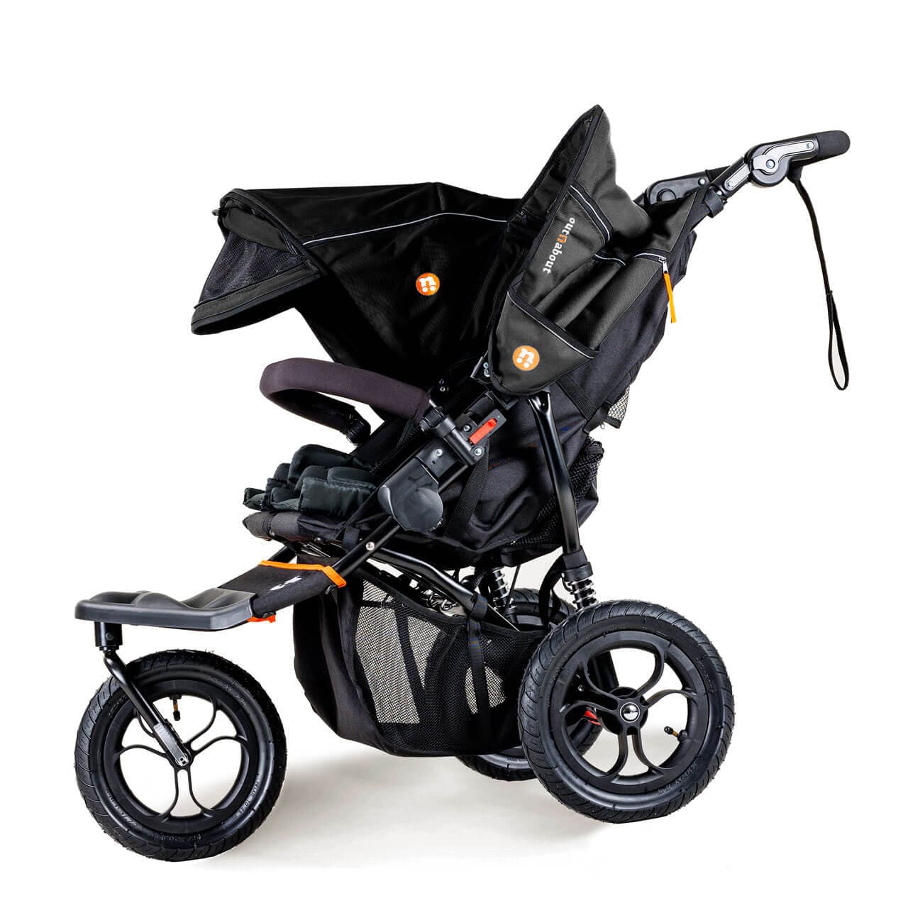 Out n About double buggies Out n About Double Nipper V5 - Summit Black NIP-02SBv5