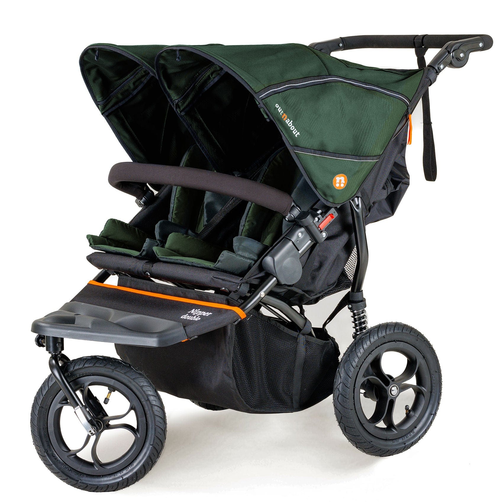 Out n About double buggies Out n About Double Nipper V5 - Sycamore Green NIP-02GRNv5