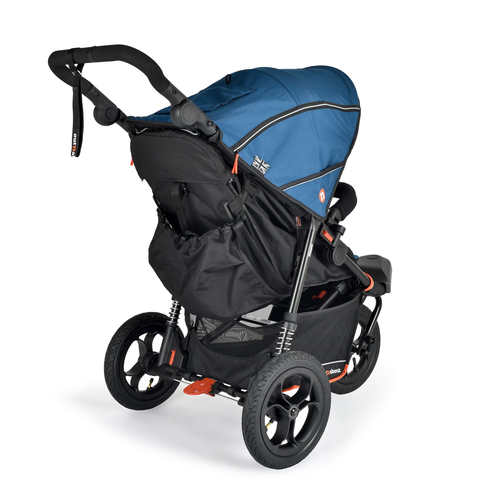 Out n About pushchairs & buggies Out n About Nipper V6 Newborn Bundle - Highland Blue 21047-HYL-BLU