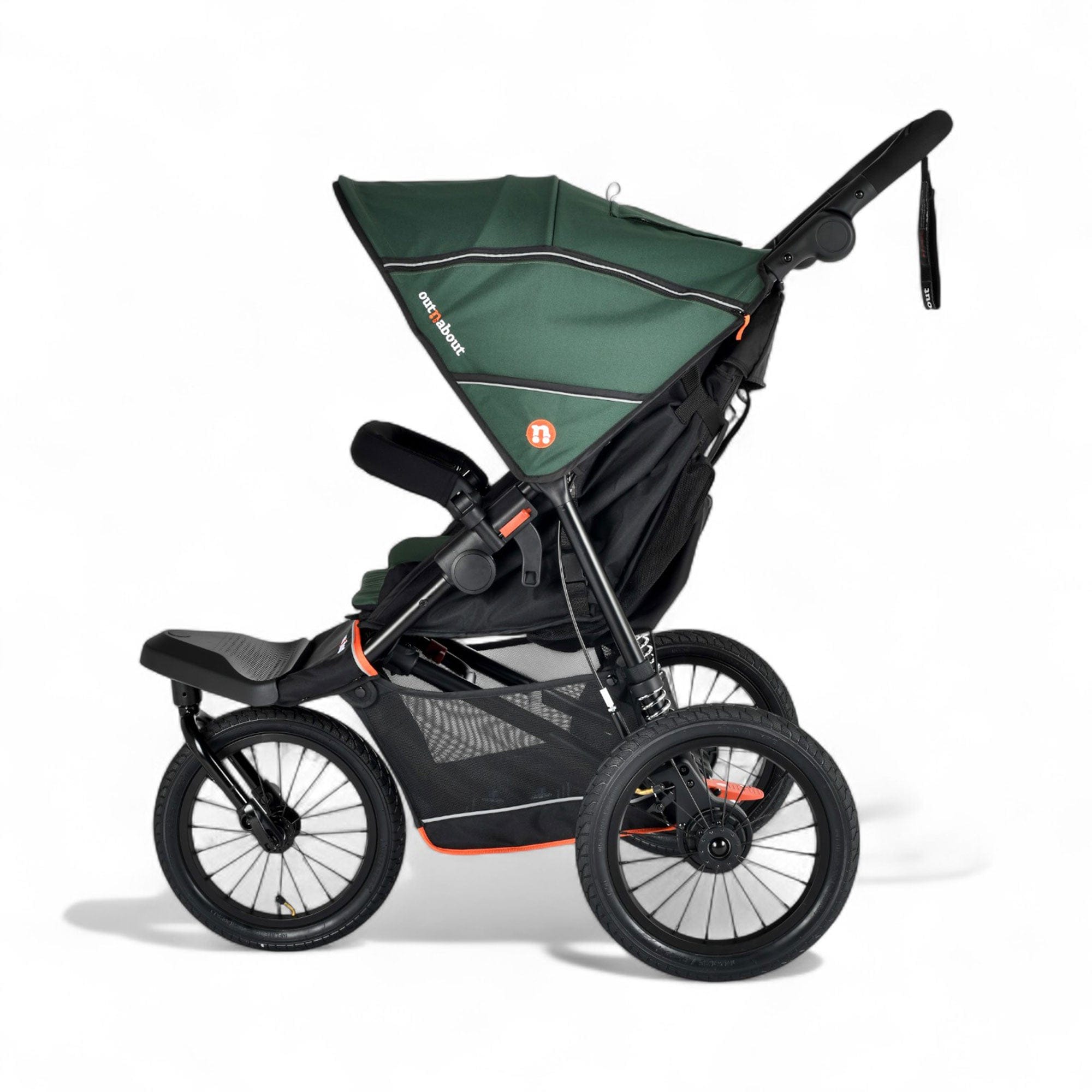 Out n About pushchairs & buggies Out n About Nipper V6 Plus Newborn Bundle - Sycamore Green 21056-SYC-GRN