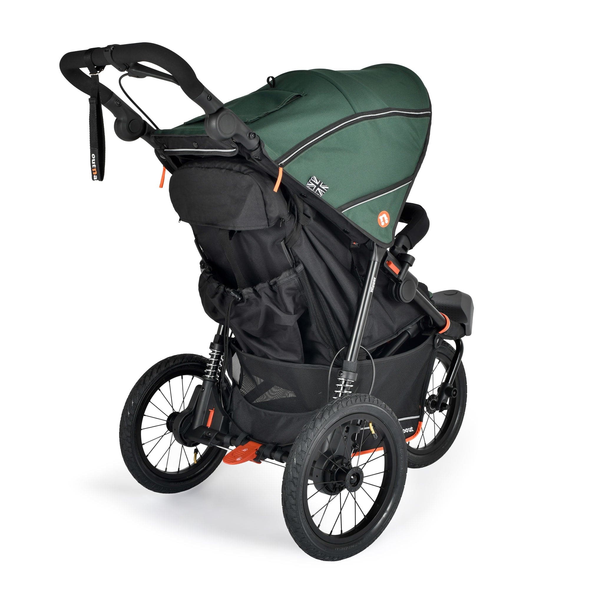 Out n About pushchairs & buggies Out n About Nipper V6 Plus Newborn Bundle - Sycamore Green 21056-SYC-GRN