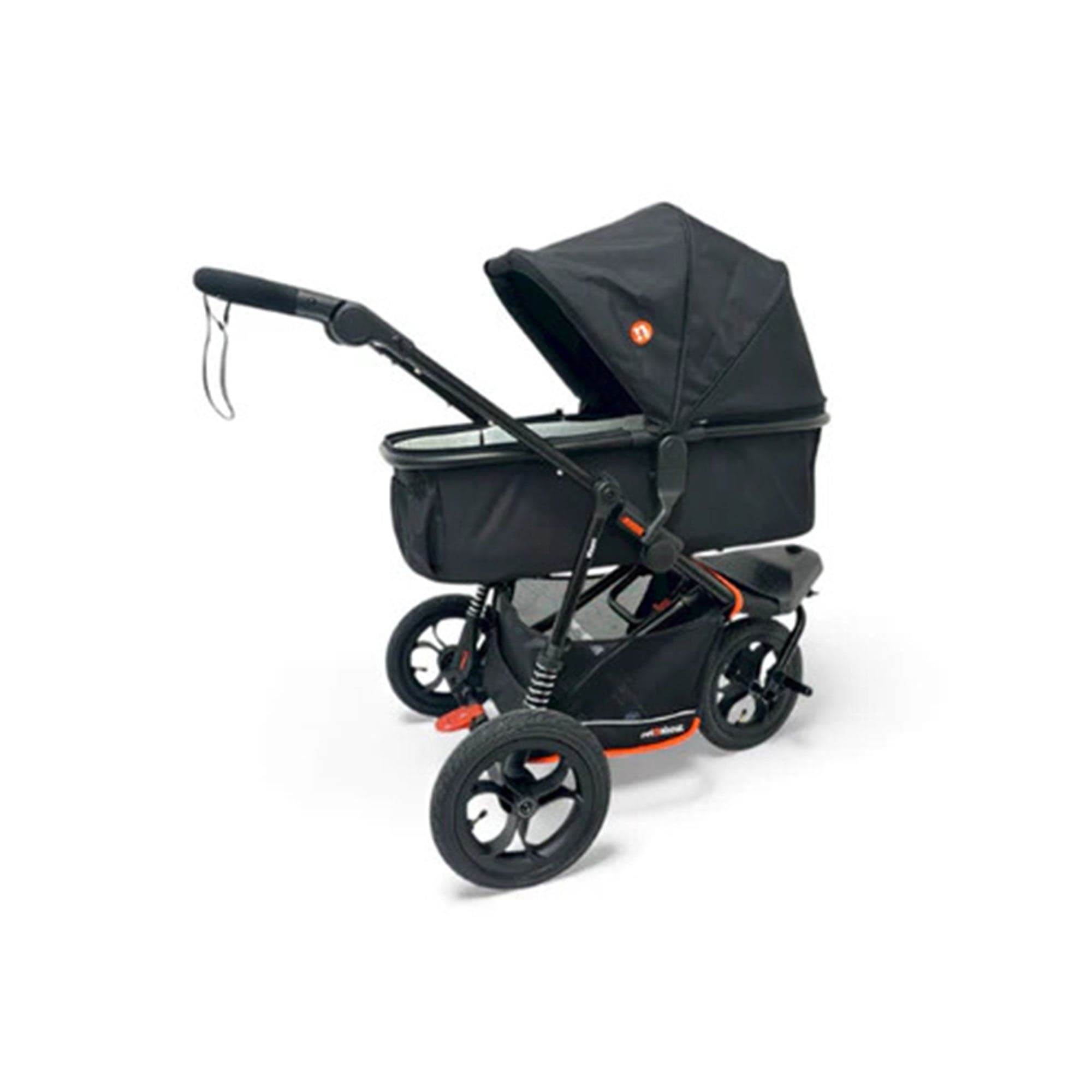Out n About pushchairs & buggies Out n About Nipper V6 Plus Switch Newborn Bundle - Summit Black ONANIP-01SWHBUNV6-SB+
