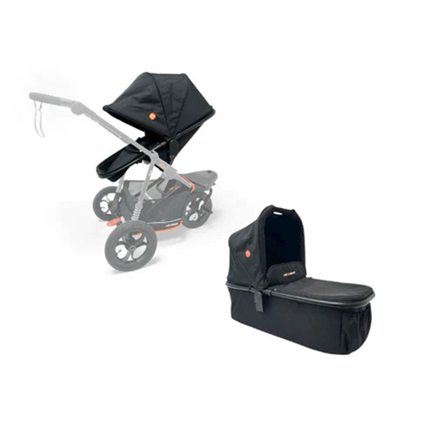 Out n About pushchairs & buggies Out n About Nipper V6 Plus Switch Newborn Bundle - Summit Black ONANIP-01SWHBUNV6-SB+