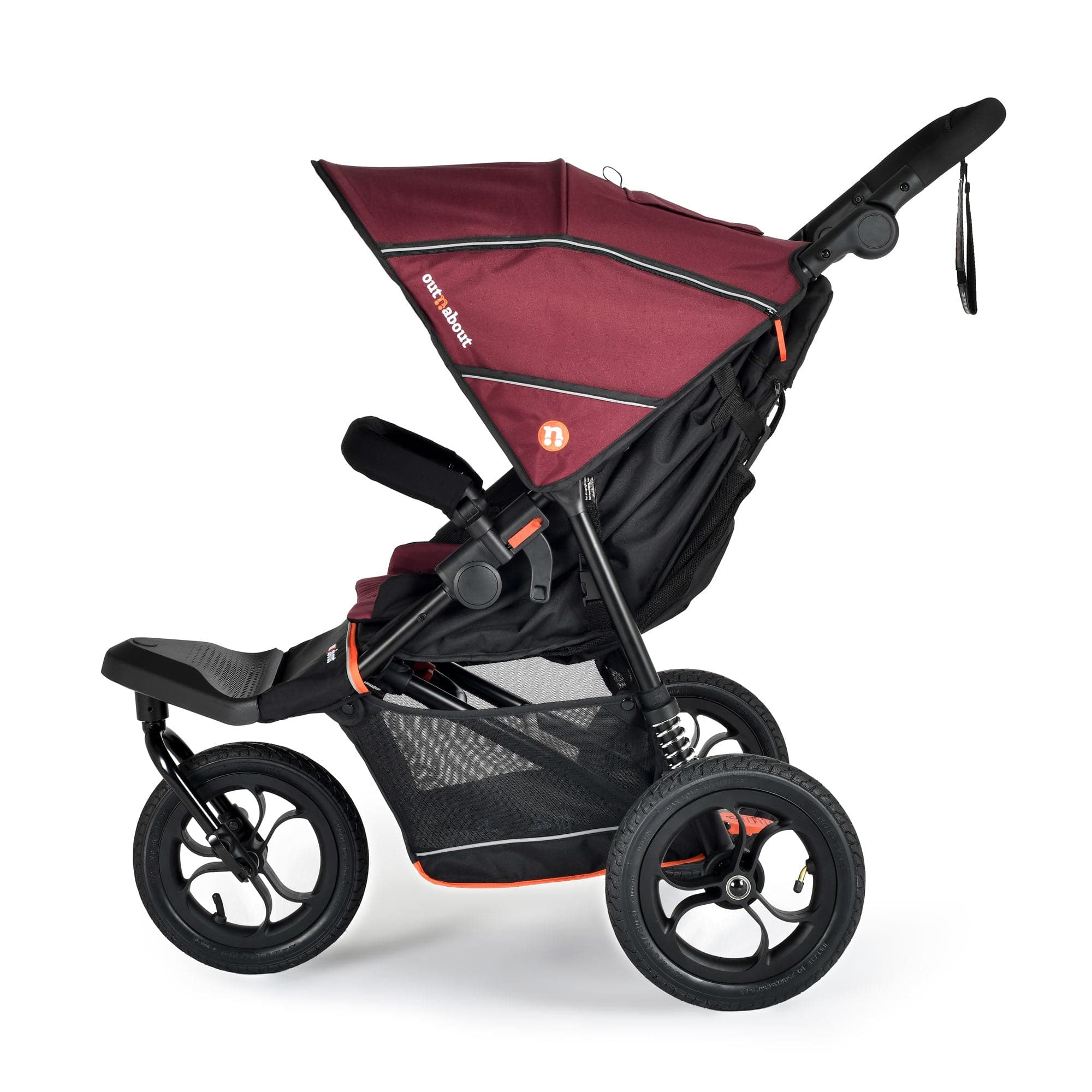 Out n About pushchairs & buggies Out n About Nipper V6 Switch Newborn Bundle - Brambleberry Red ONANIP-01SWHBUNV6-BDY