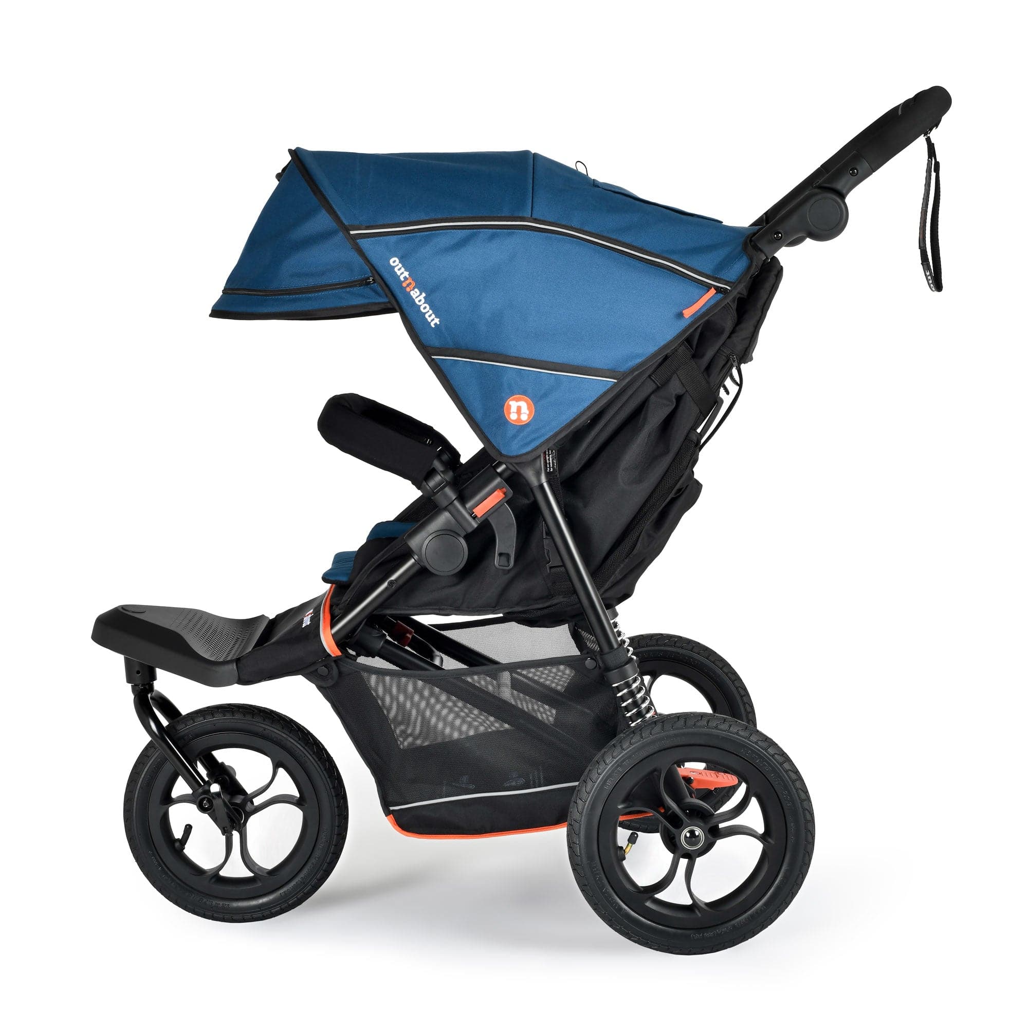 Out n About pushchairs & buggies Out n About Nipper V6 Switch Newborn Bundle - Highland Blue ONANIP-01SWHBUNV6-BLU