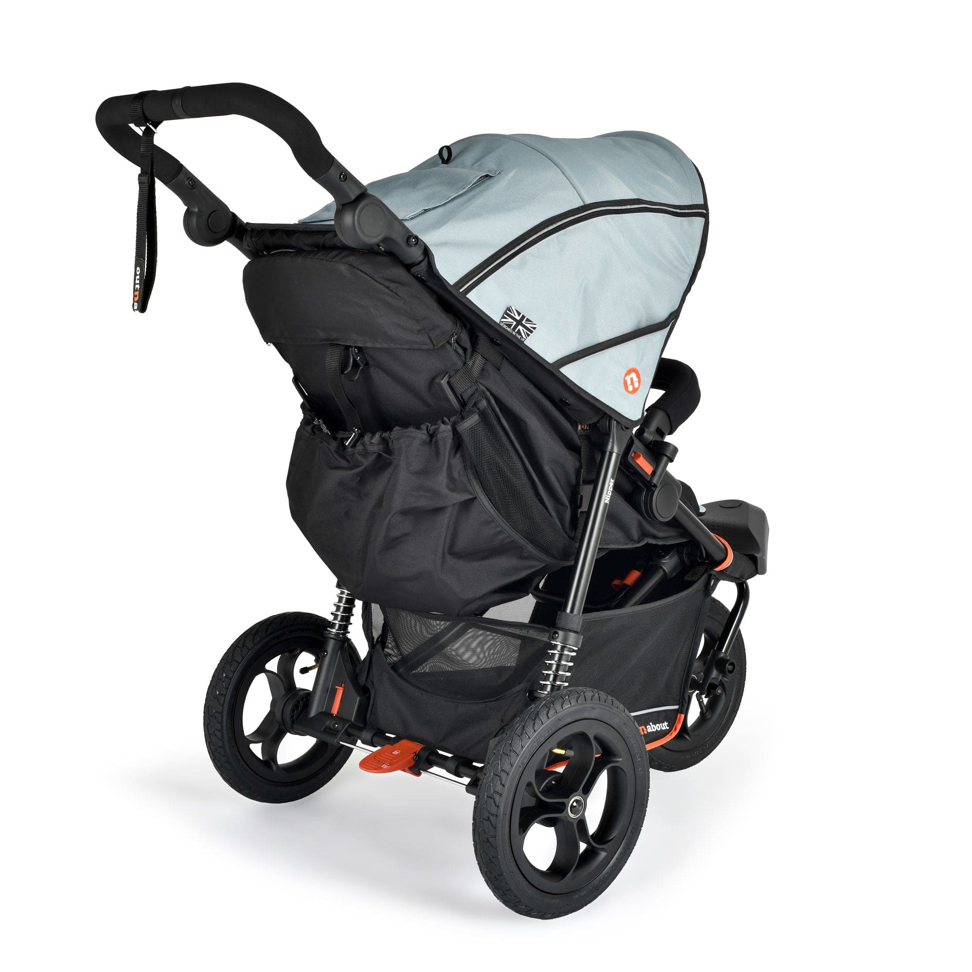 Out n About pushchairs & buggies Out n About Nipper V6 Switch Newborn Bundle - Rock Salt Grey ONANIP-01SWHBUNV6-GRY