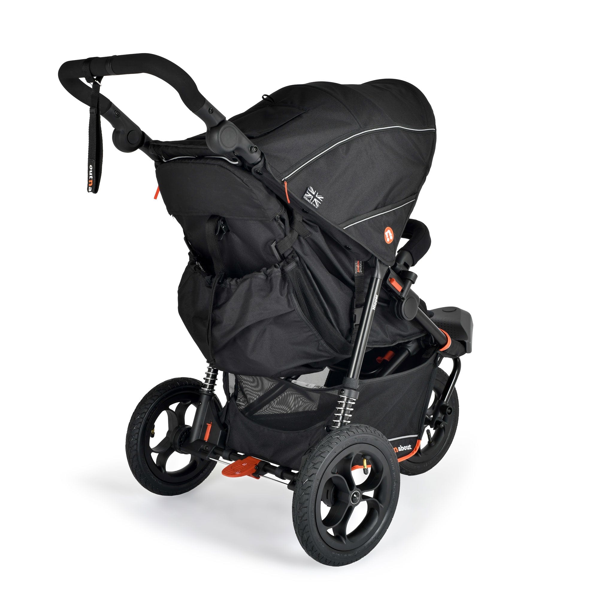 Out n About pushchairs & buggies Out n About Nipper V6 Switch Newborn Bundle - Summit Black ONANIP-01SWHBUNV6-SB