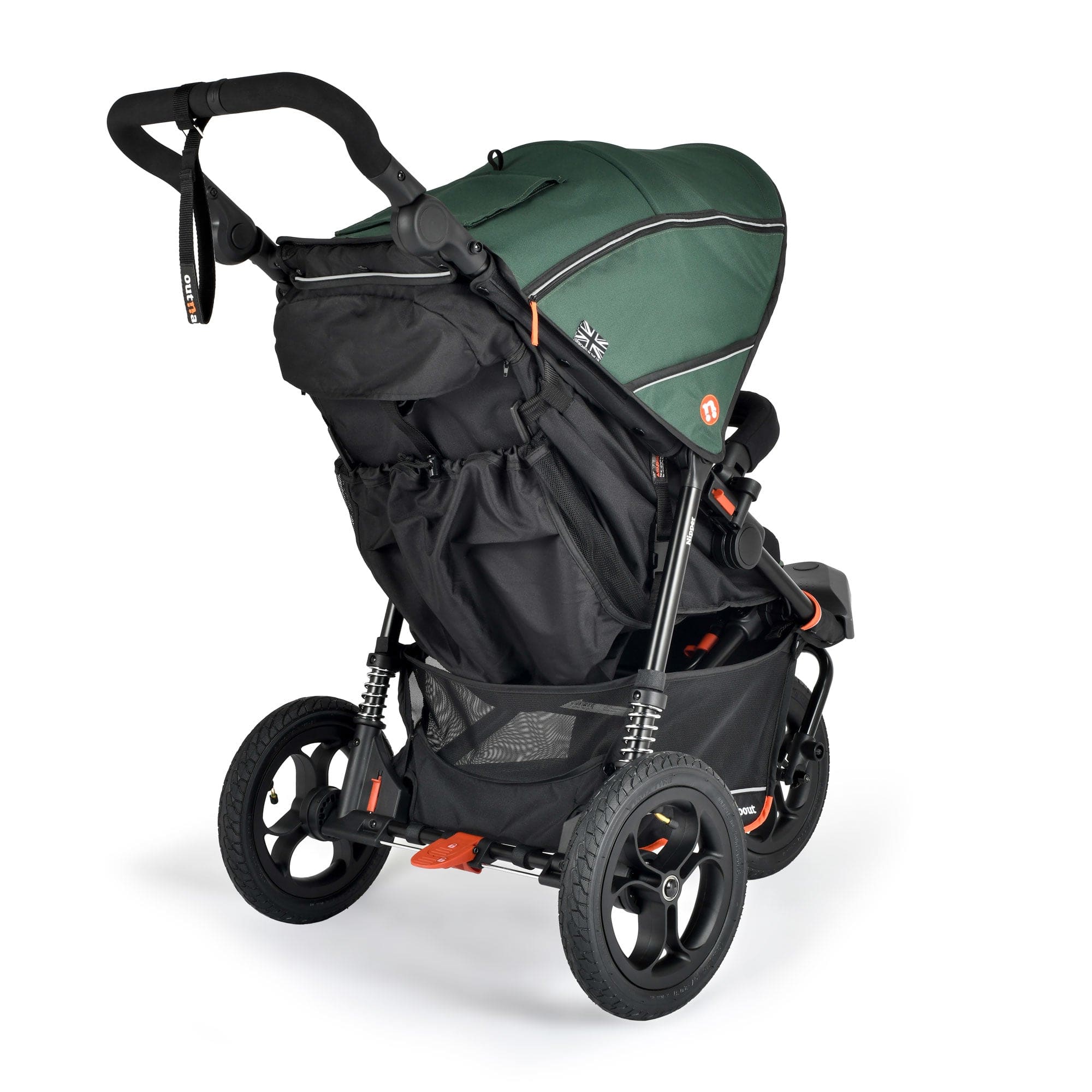 Out n About pushchairs & buggies Out n About Nipper V6 Switch Newborn Bundle - Sycamore Green ONANIP-01SWHBUNV6-GRN