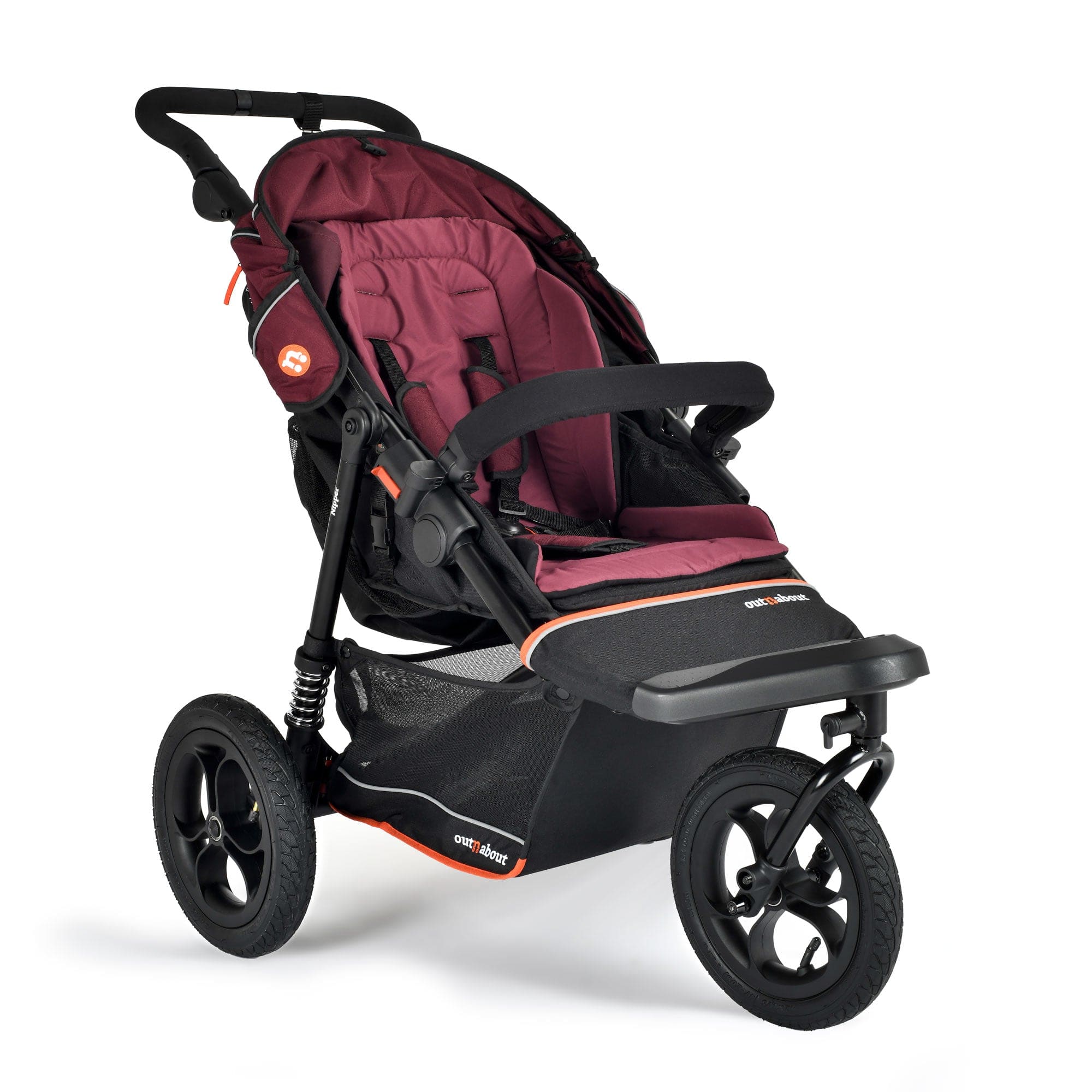 Out n About pushchairs & buggies Out n About Nipper Single V6 - Brambleberry Red ONANIP-01BDYV6