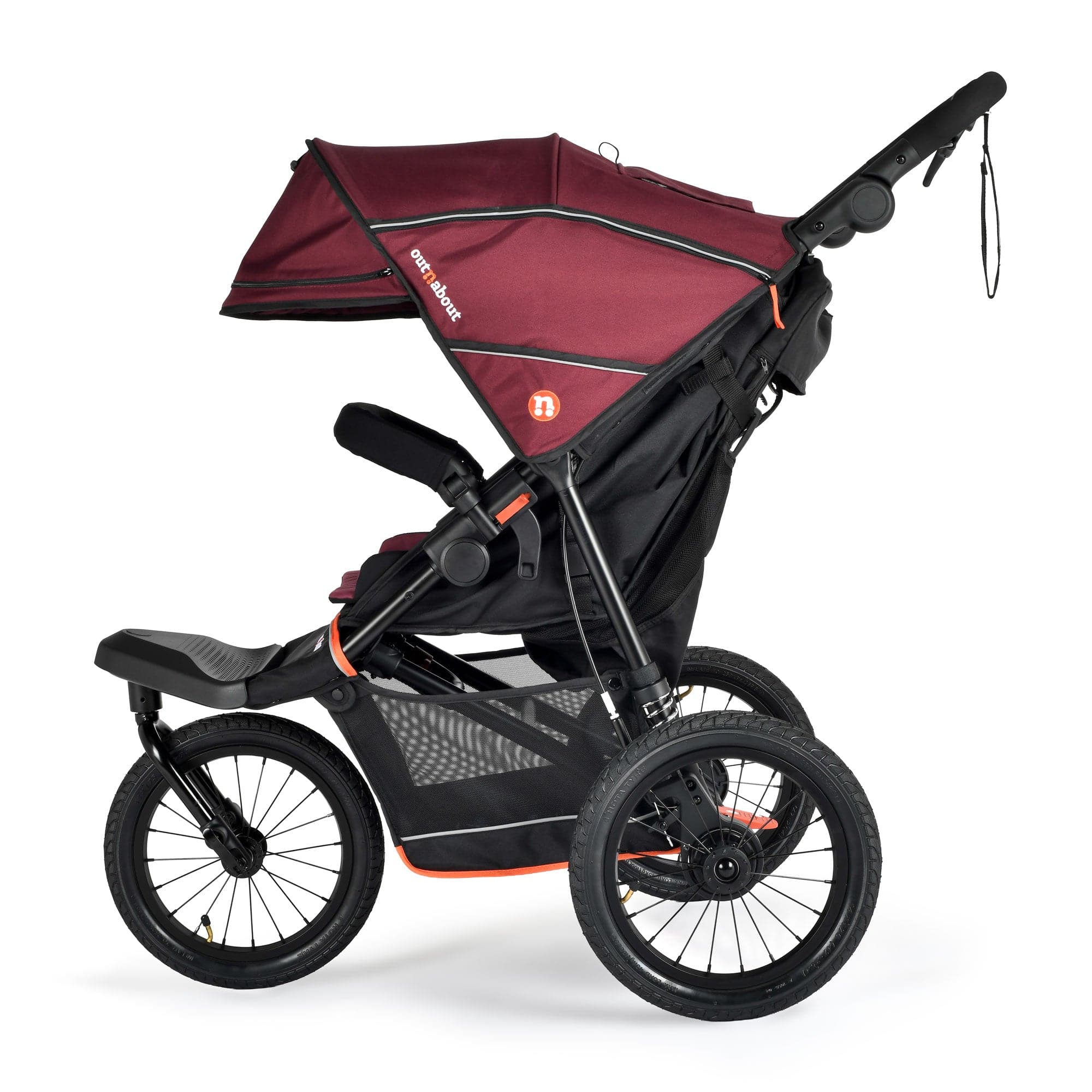 Out n About pushchairs & buggies Out n About Nipper Single V6 Plus - Brambleberry Red ONANIP-01BDYV6+