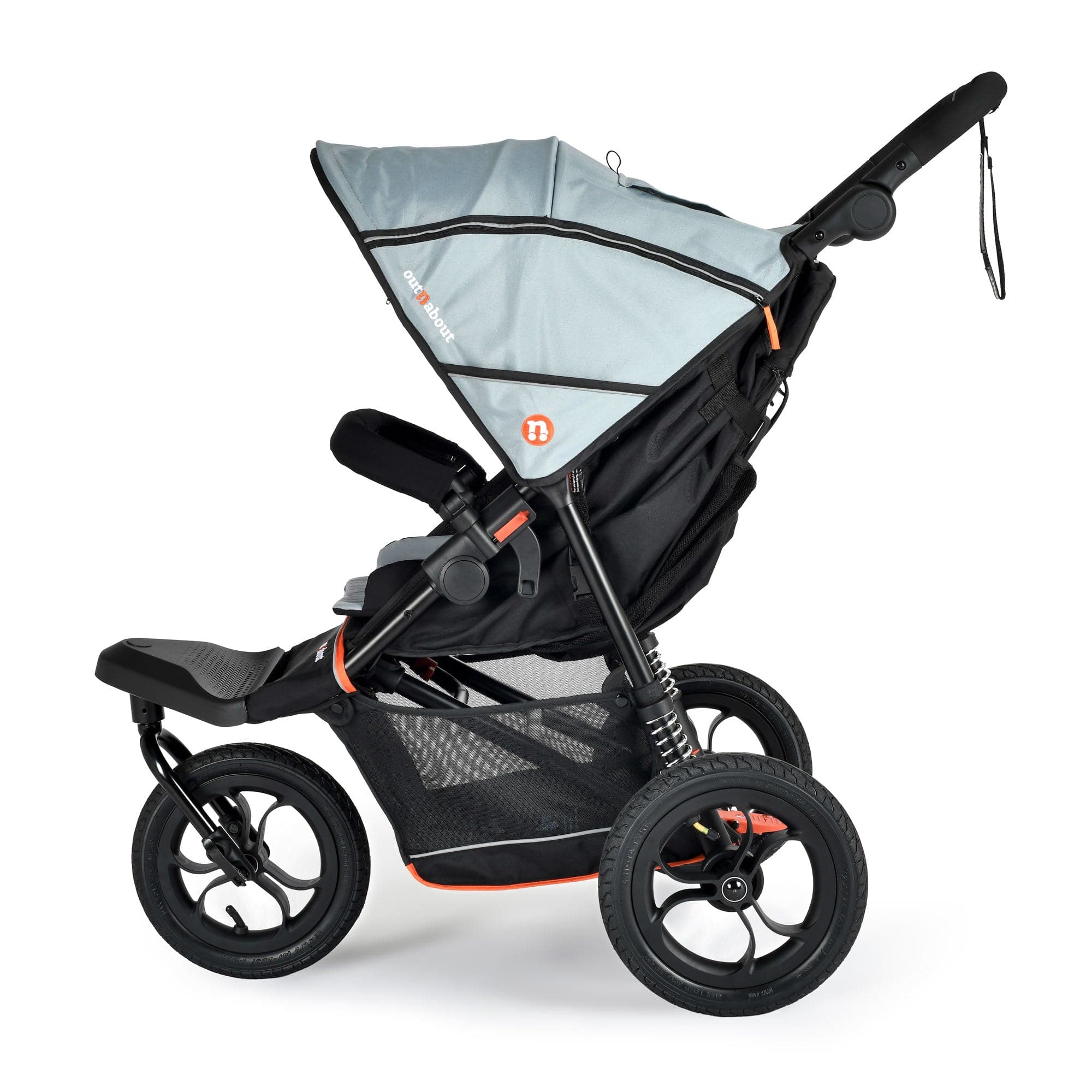 Out n About pushchairs & buggies Out n About Nipper Single V6 - Rocksalt Grey ONANIP-01GRYV6