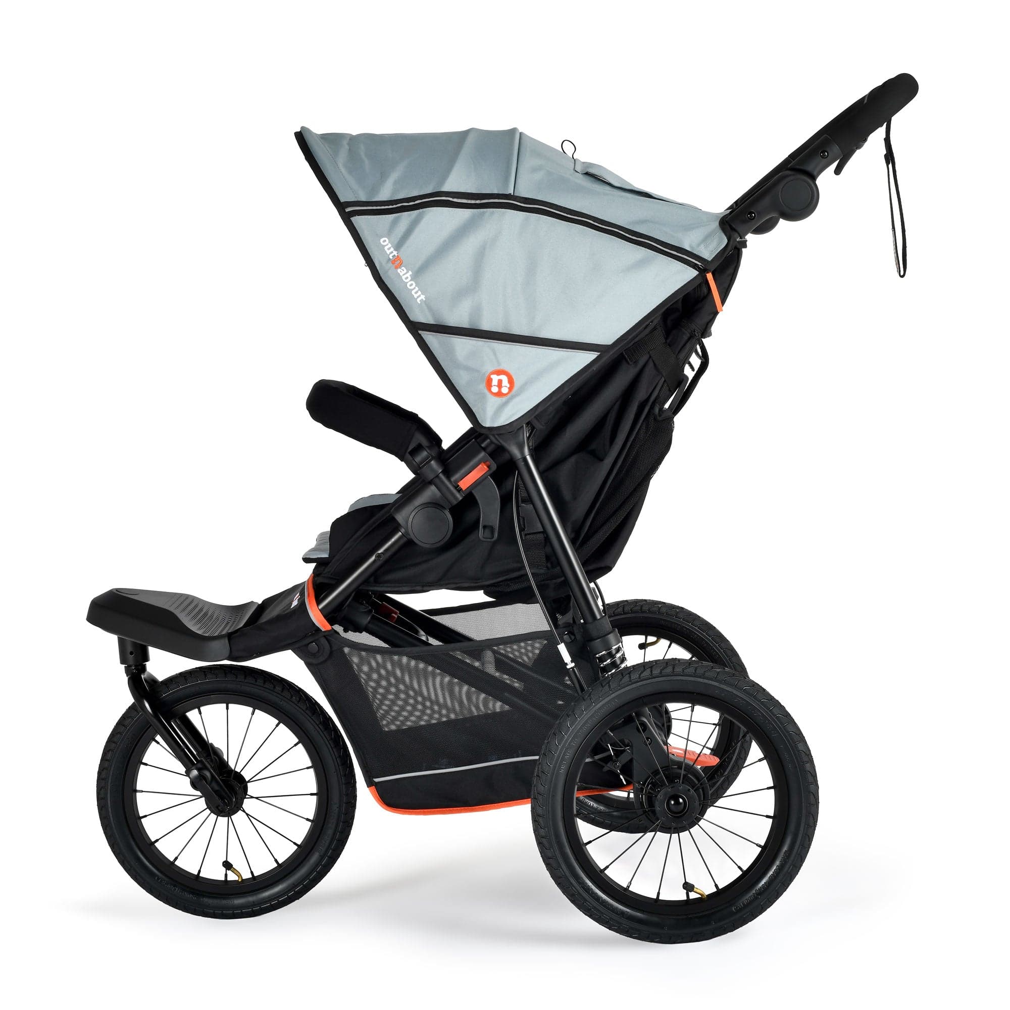 Out n About pushchairs & buggies Out n About Nipper Single V6 Plus - Rocksalt Grey ONANIP-01GRYV6+