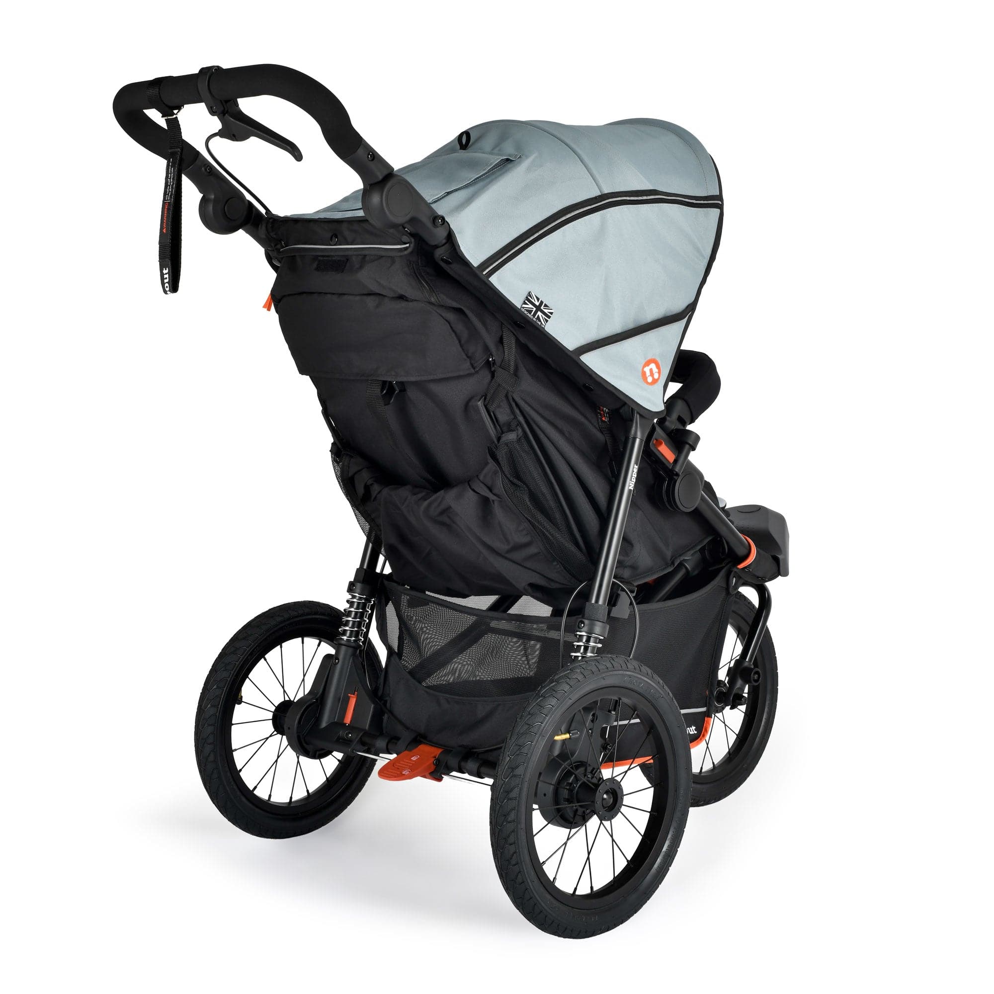 Out n About pushchairs & buggies Out n About Nipper Single V6 Plus - Rocksalt Grey ONANIP-01GRYV6+