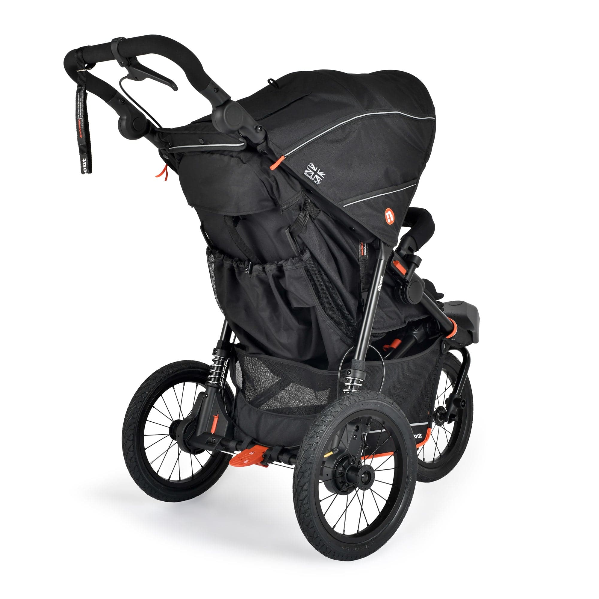 Out n About pushchairs & buggies Out n About Nipper Single V6 Plus - Summit Black ONANIP-01SBV6+