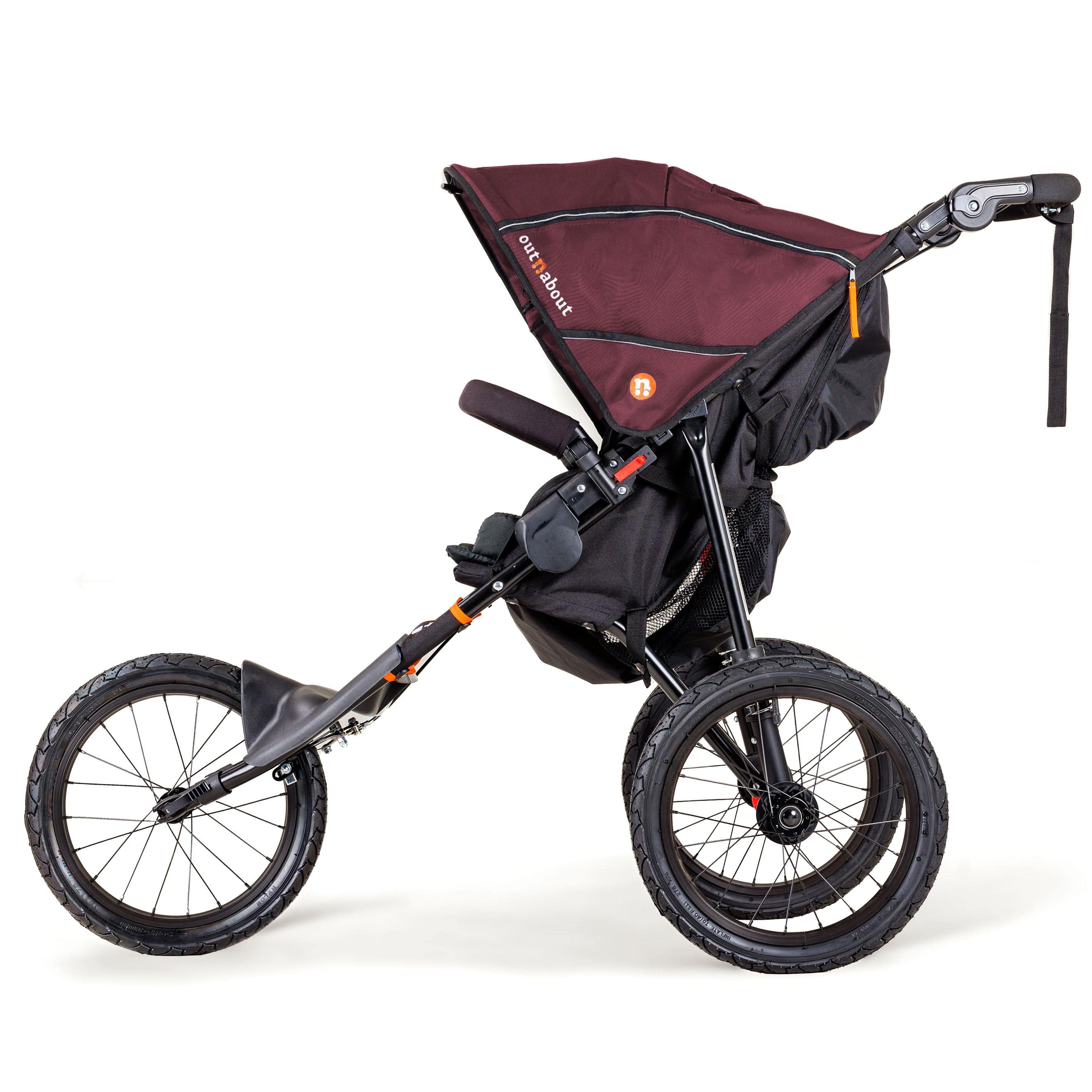 Out n About travel systems Out n About Single Sport v5 -Bramble Berry Red NIPSP-02BDYv5