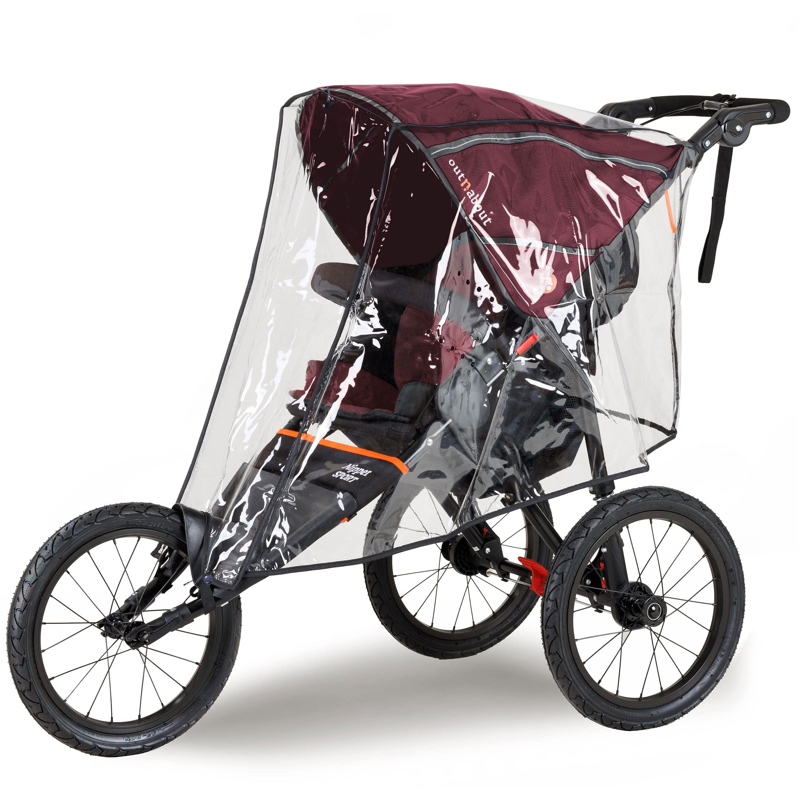 Out n About travel systems Out n About Single Sport v5 -Bramble Berry Red NIPSP-02BDYv5