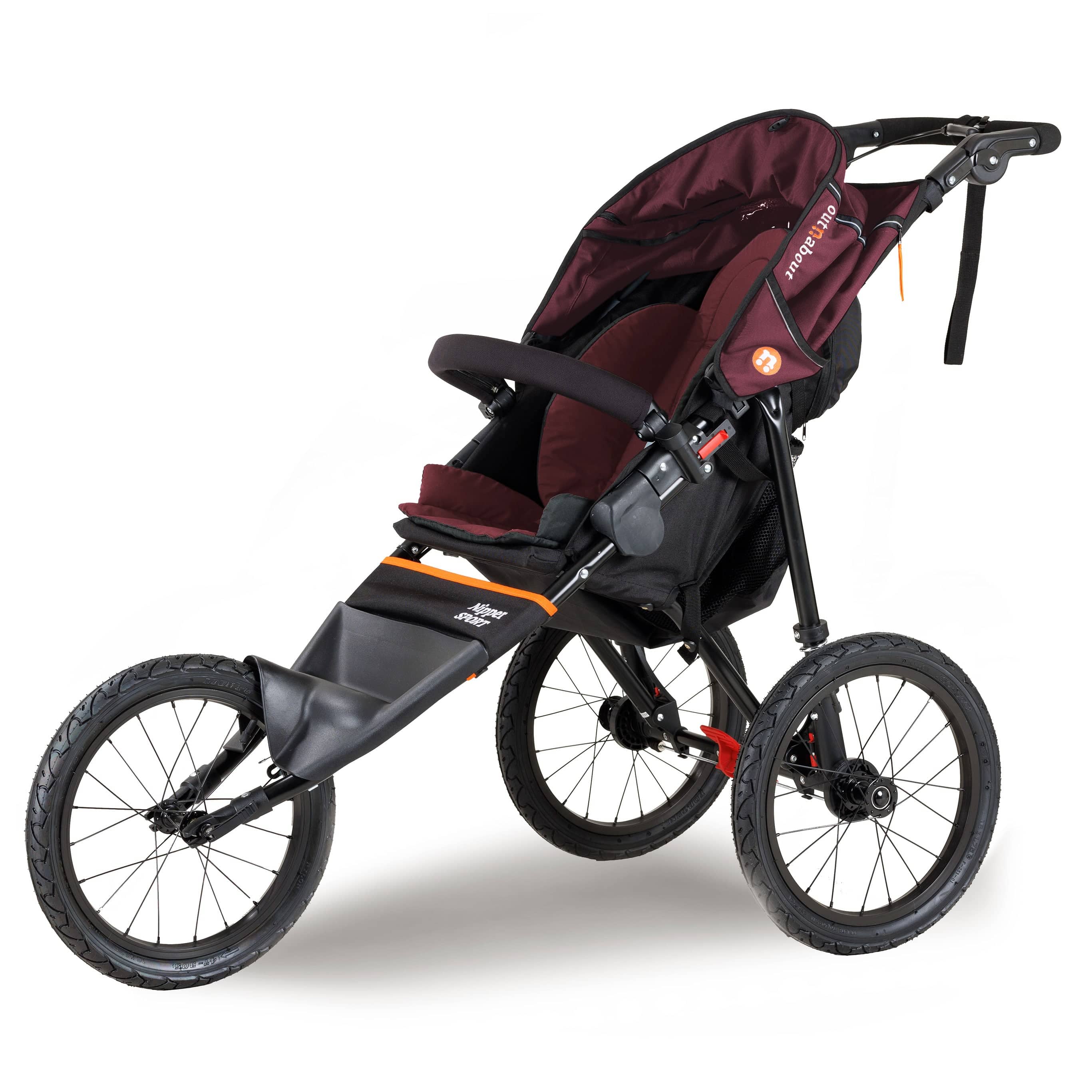 Out n About travel systems Out n About Single Sport v5 -Bramble Berry Red NIPSP-02BDYv5