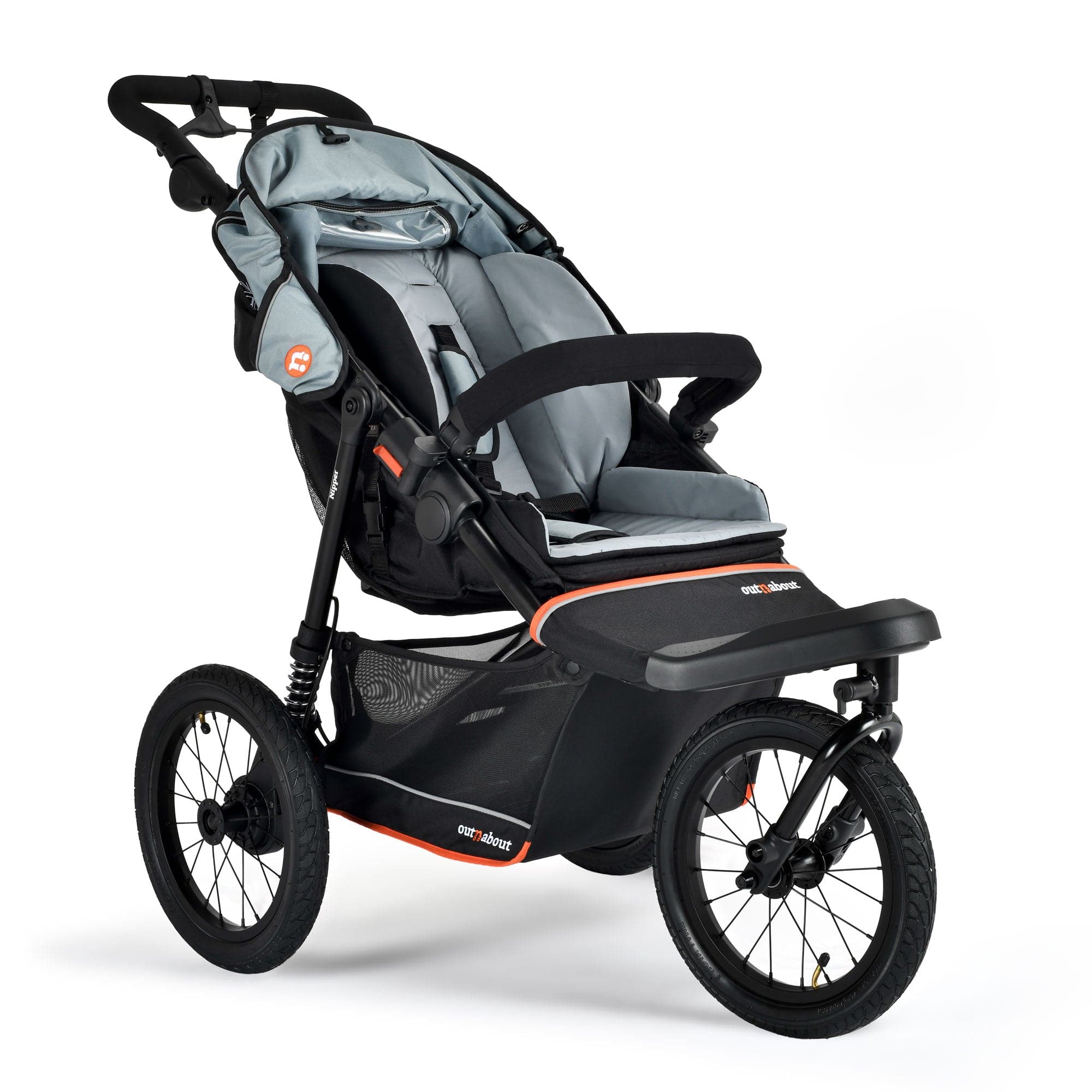Out n About travel systems Out n About Nipper V6 Plus Travel System - Rock Salt Grey