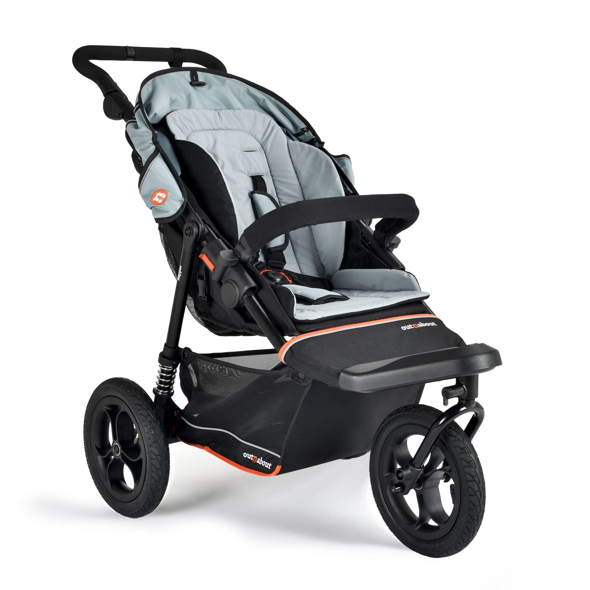 Out n About travel systems Out n About Nipper V6 Travel System - Rock Salt Grey