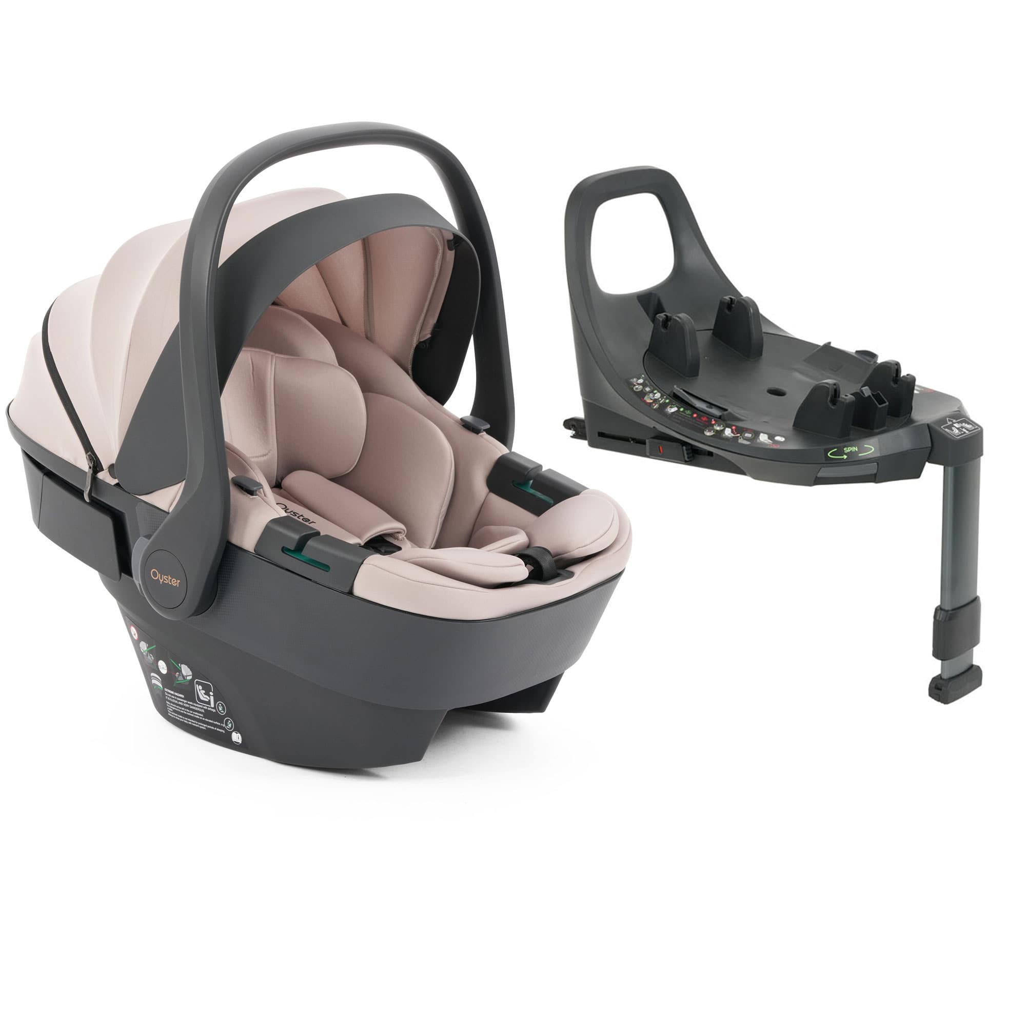 Oyster baby car seats Oyster Capsule 360 i-Size Infant Car Seat - Vanilla OVICVA-1