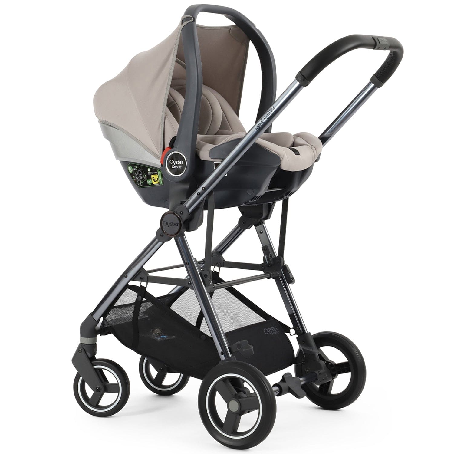 Oyster baby prams BabyStyle Oyster Gravity+ 9 Piece Bundle - Stone