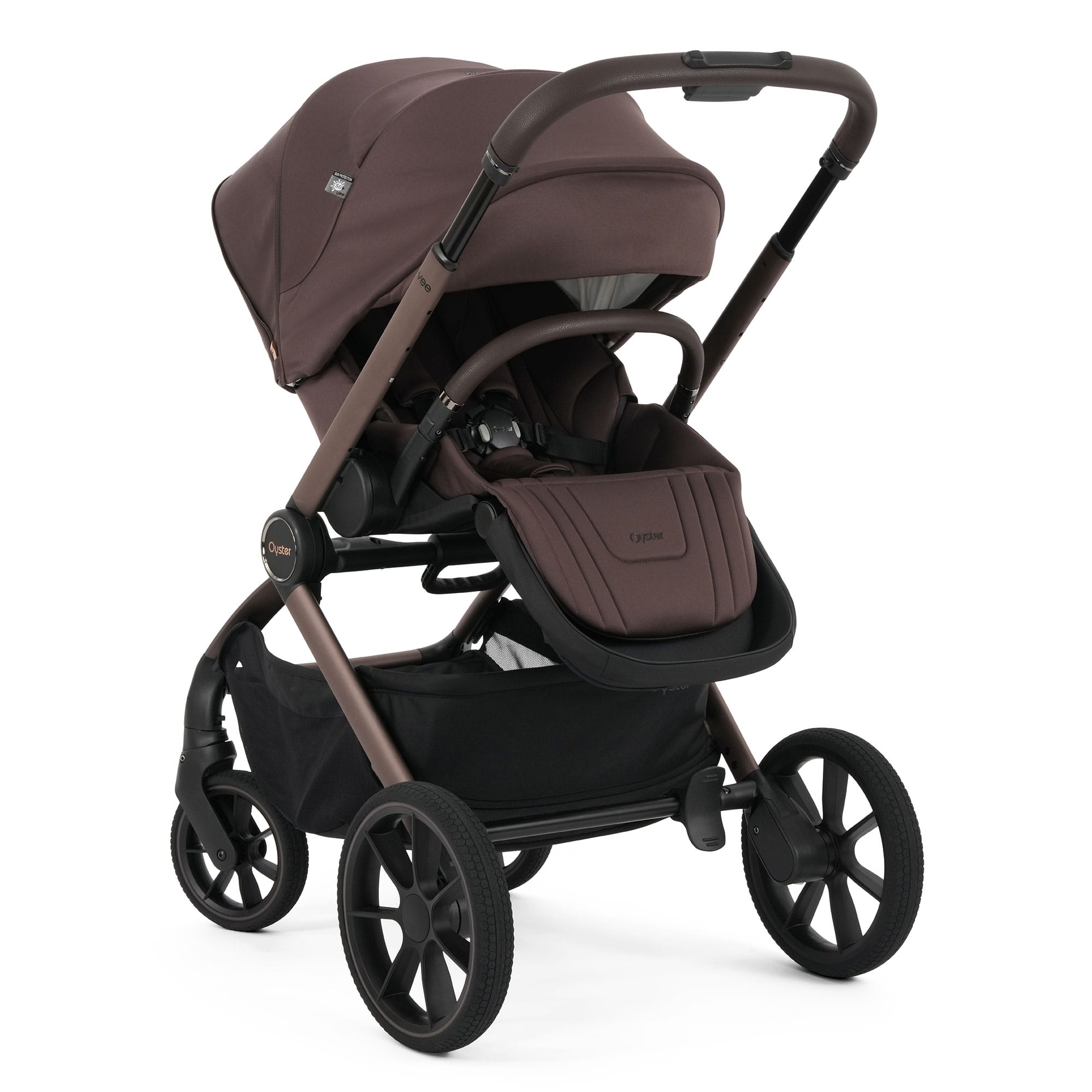 Oyster baby prams Oyster Vee Stroller & Carrycot Bundle - Chocolate