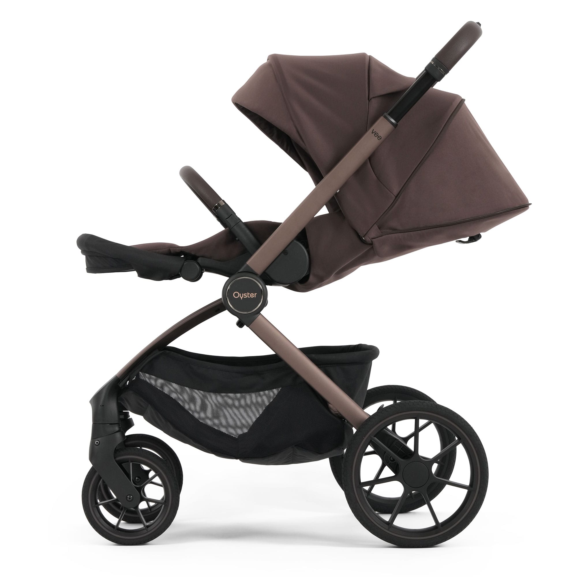 Oyster baby prams Oyster Vee Stroller & Carrycot Bundle - Chocolate