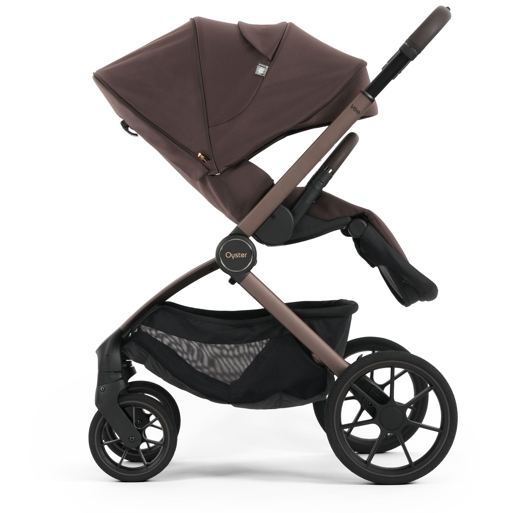 Oyster baby prams Oyster Vee Stroller & Carrycot Bundle - Chocolate