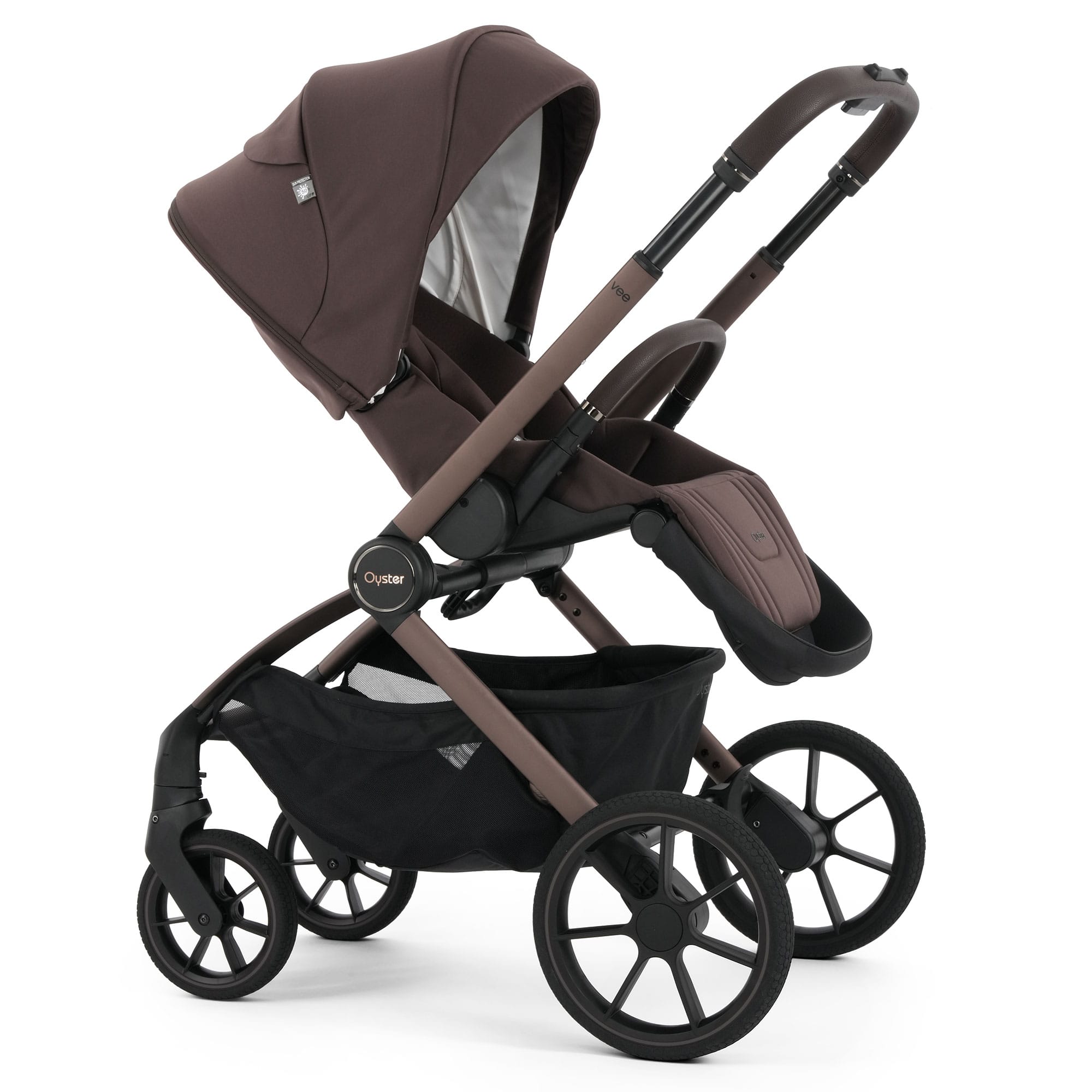 Oyster baby prams Oyster Vee Stroller & Carrycot Bundle - Chocolate