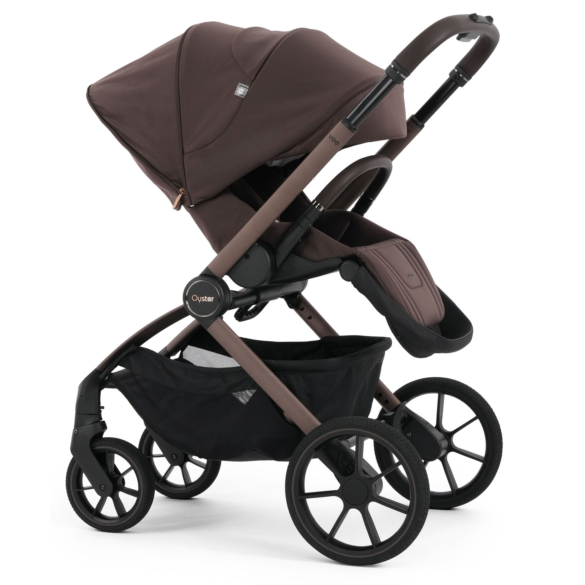 Oyster baby prams Oyster Vee Stroller & Carrycot Bundle - Chocolate