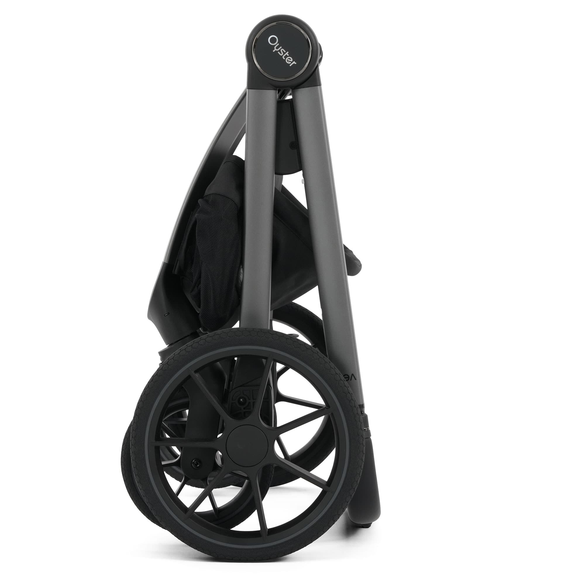 Oyster baby prams Oyster Vee Stroller & Carrycot Bundle - Liquorice OVSULI