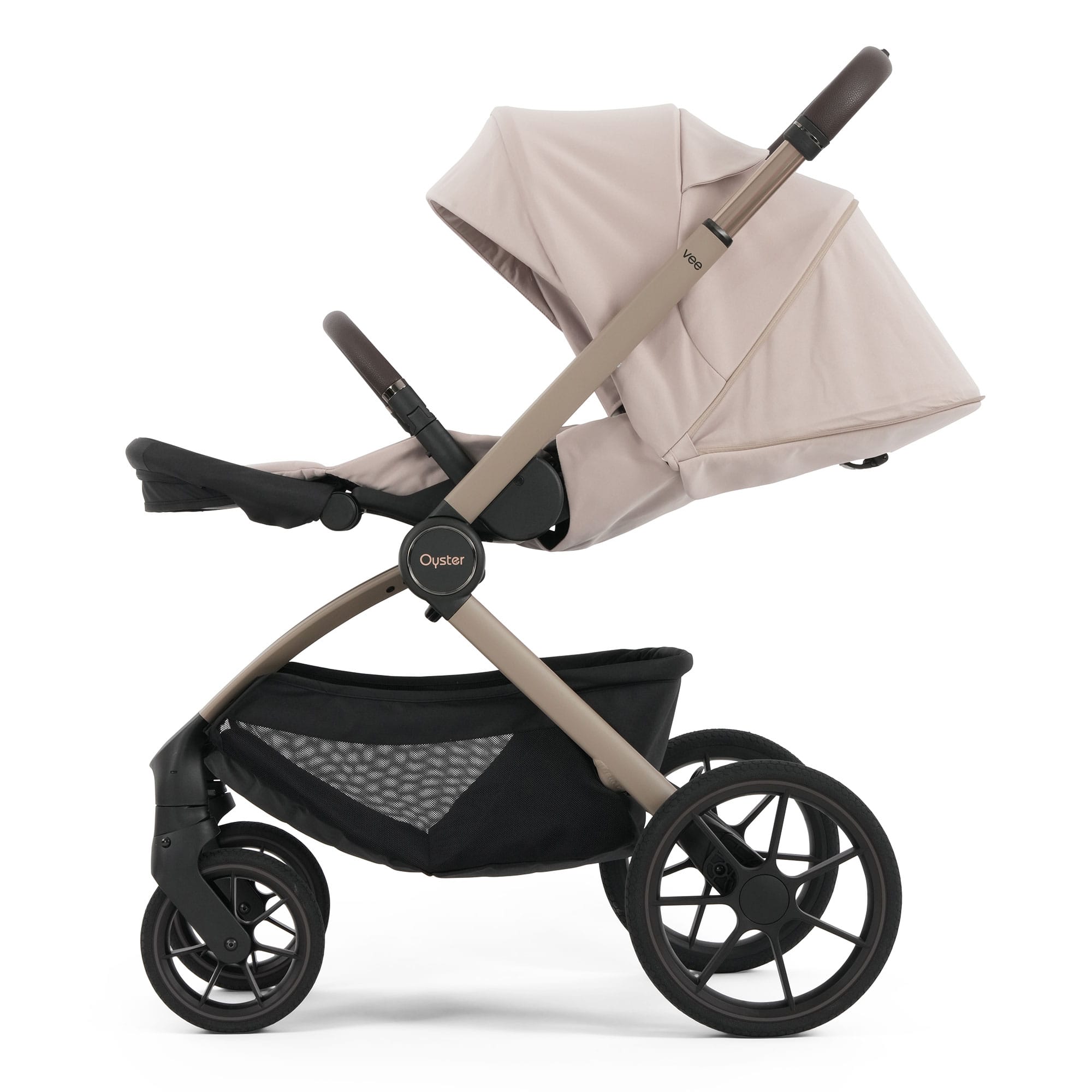 Oyster baby prams Oyster Vee Stroller & Carrycot Bundle - Vanilla OVSUVA