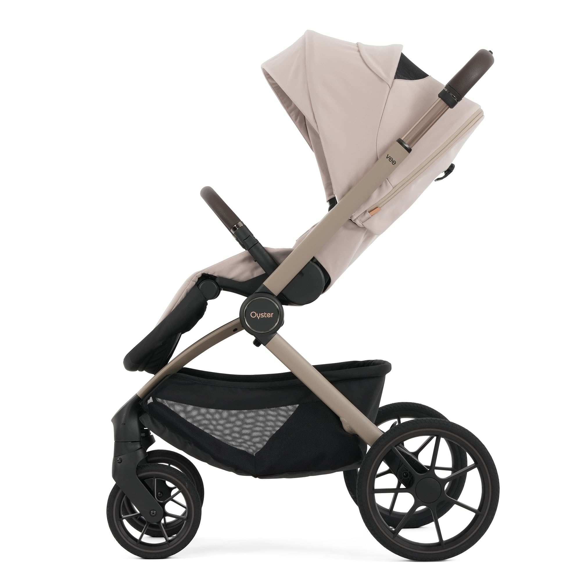 Oyster baby prams Oyster Vee Stroller & Carrycot Bundle - Vanilla OVSUVA