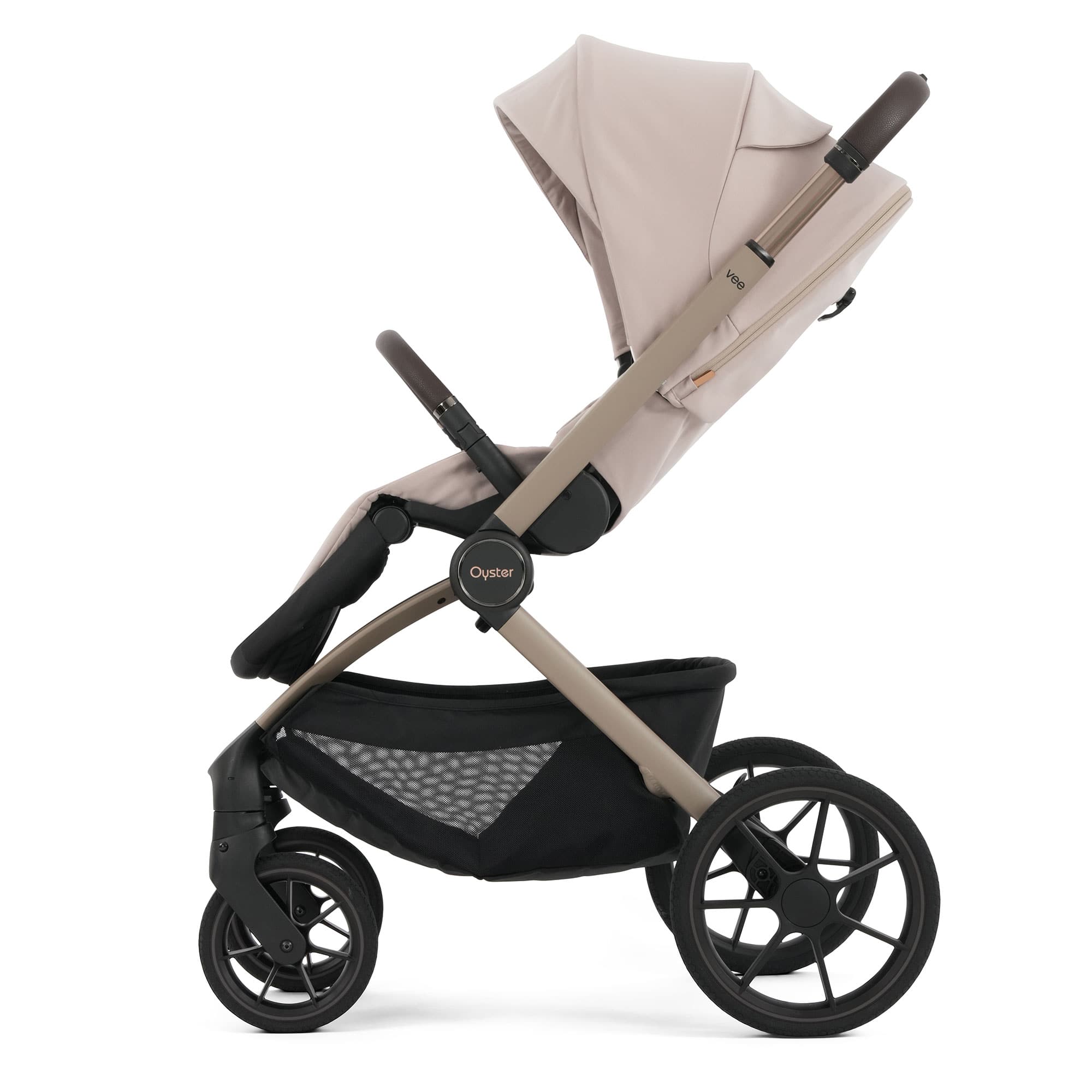 Oyster baby prams Oyster Vee Stroller & Carrycot Bundle - Vanilla OVSUVA