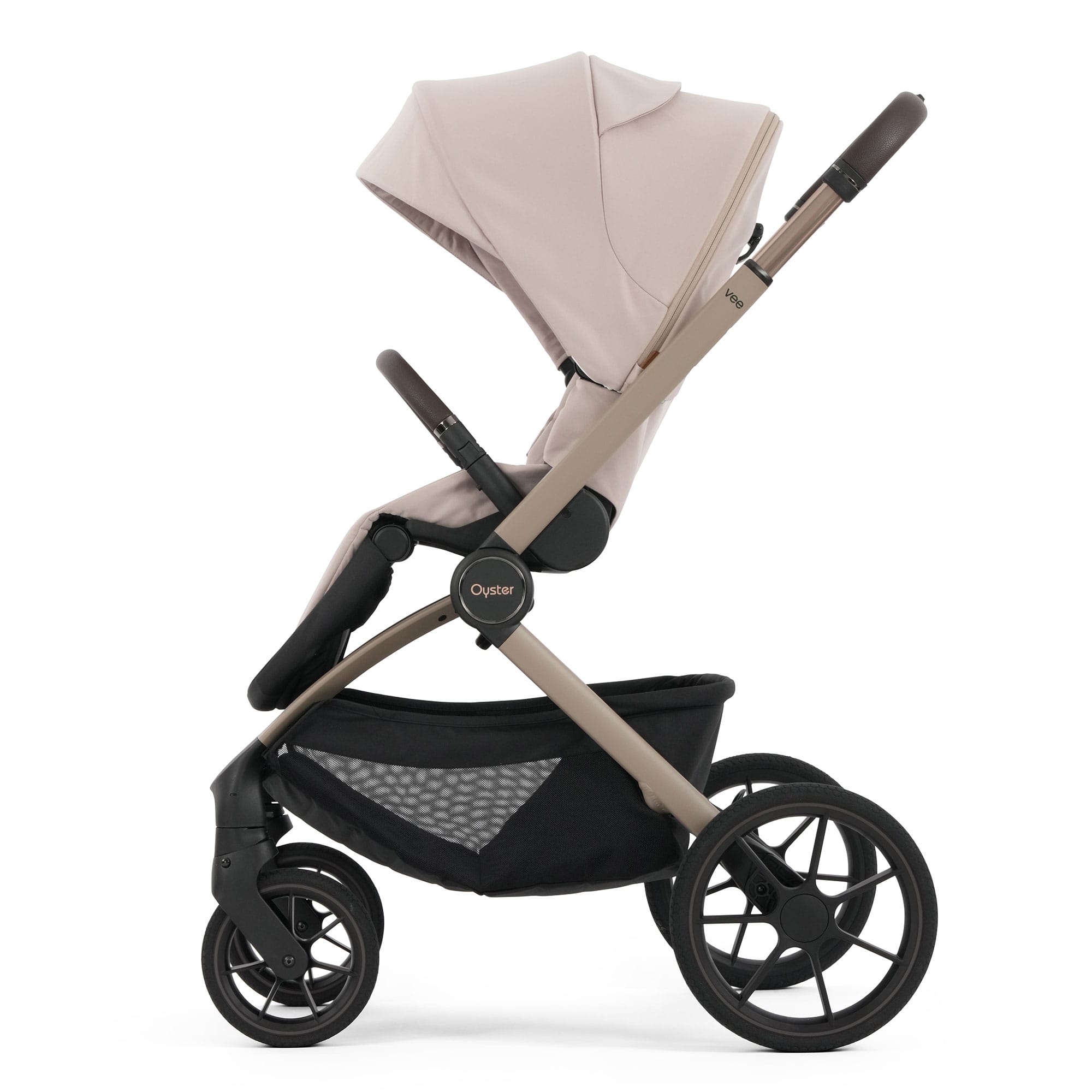 Oyster baby prams Oyster Vee Stroller & Carrycot Bundle - Vanilla OVSUVA