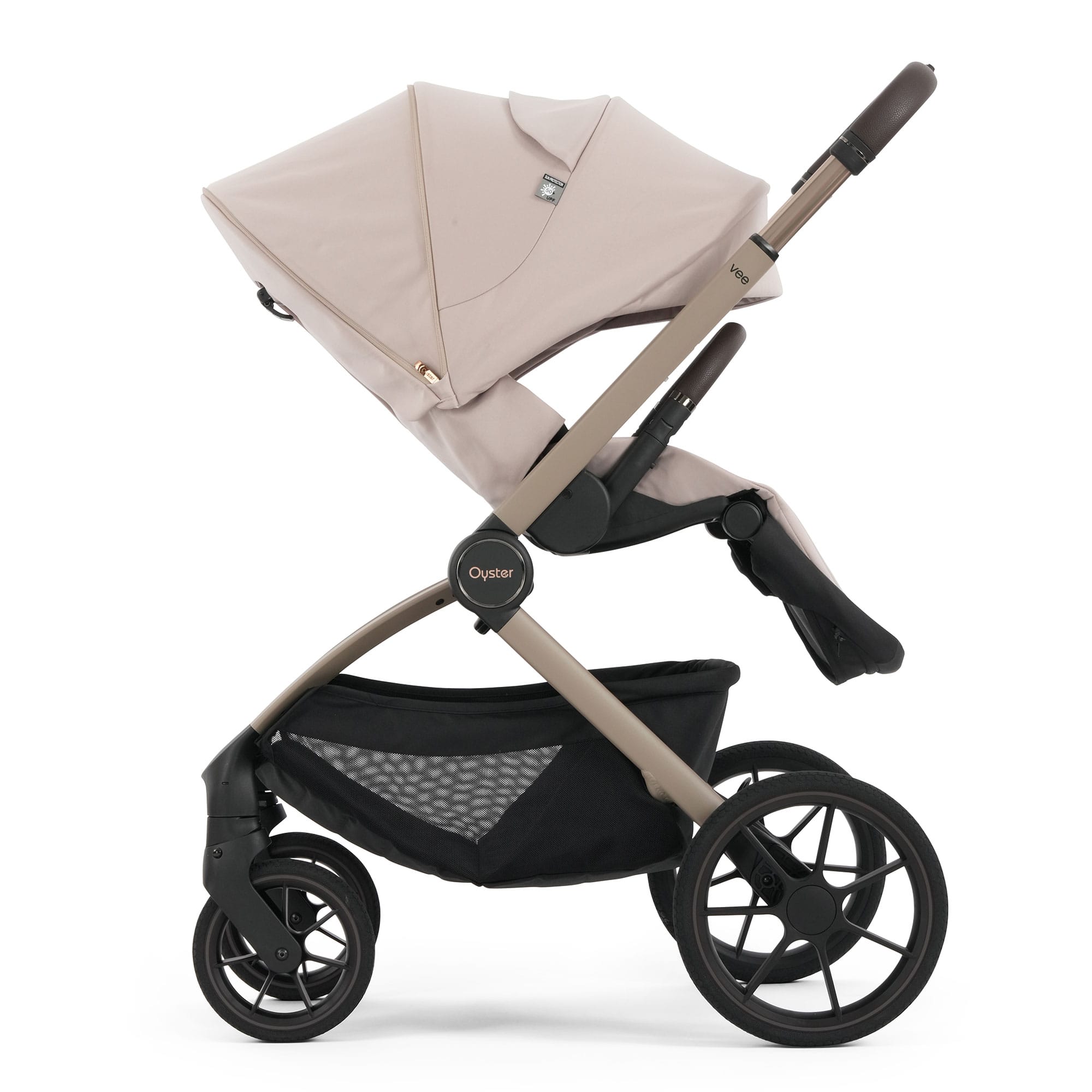 Oyster baby prams Oyster Vee Stroller & Carrycot Bundle - Vanilla OVSUVA