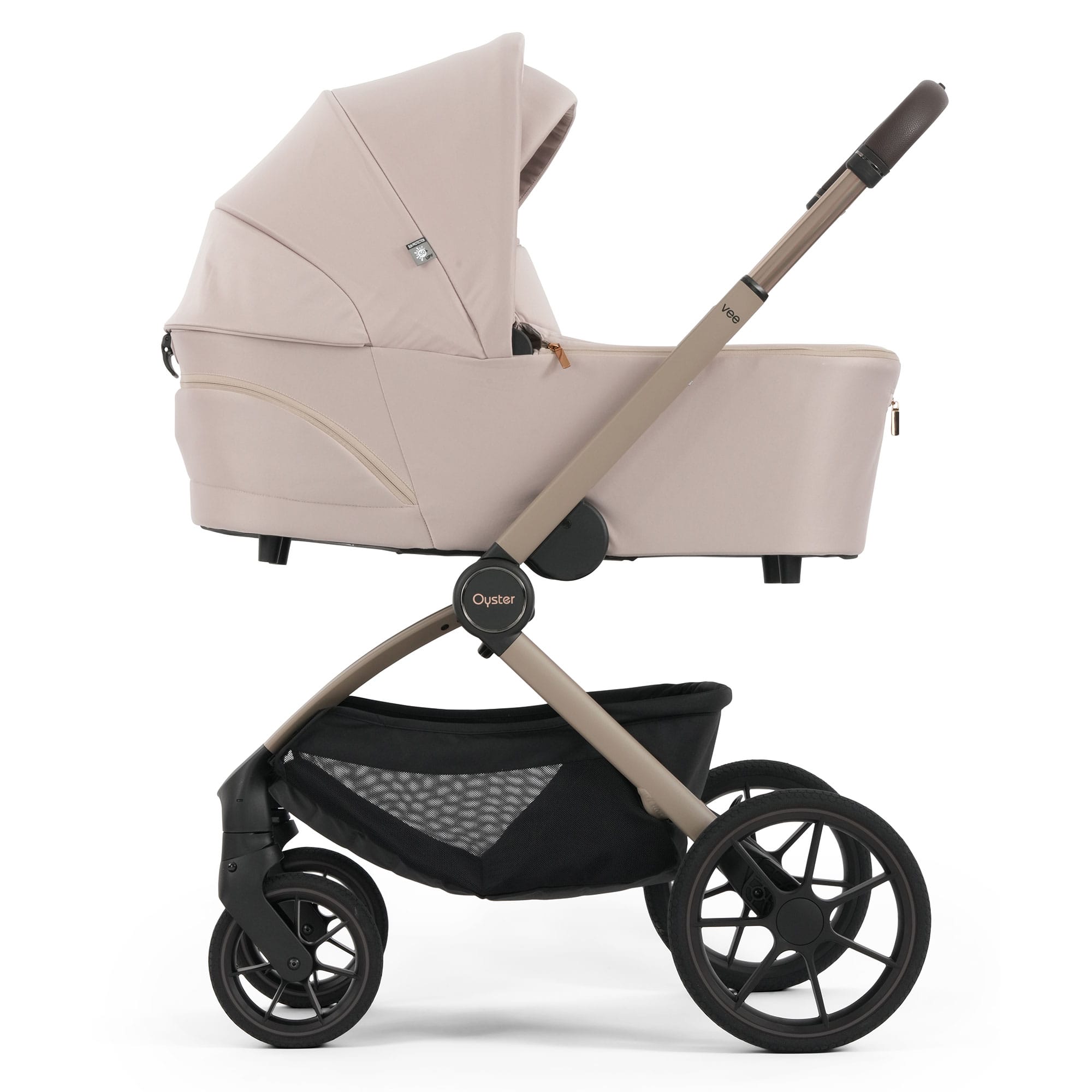 Oyster baby prams Oyster Vee Stroller & Carrycot Bundle - Vanilla OVSUVA