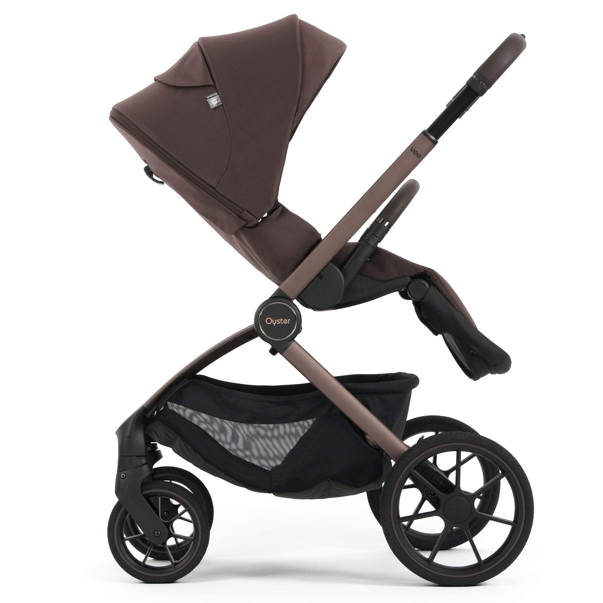 Oyster baby prams Oyster Vee Travel System Bundle - Chocolate