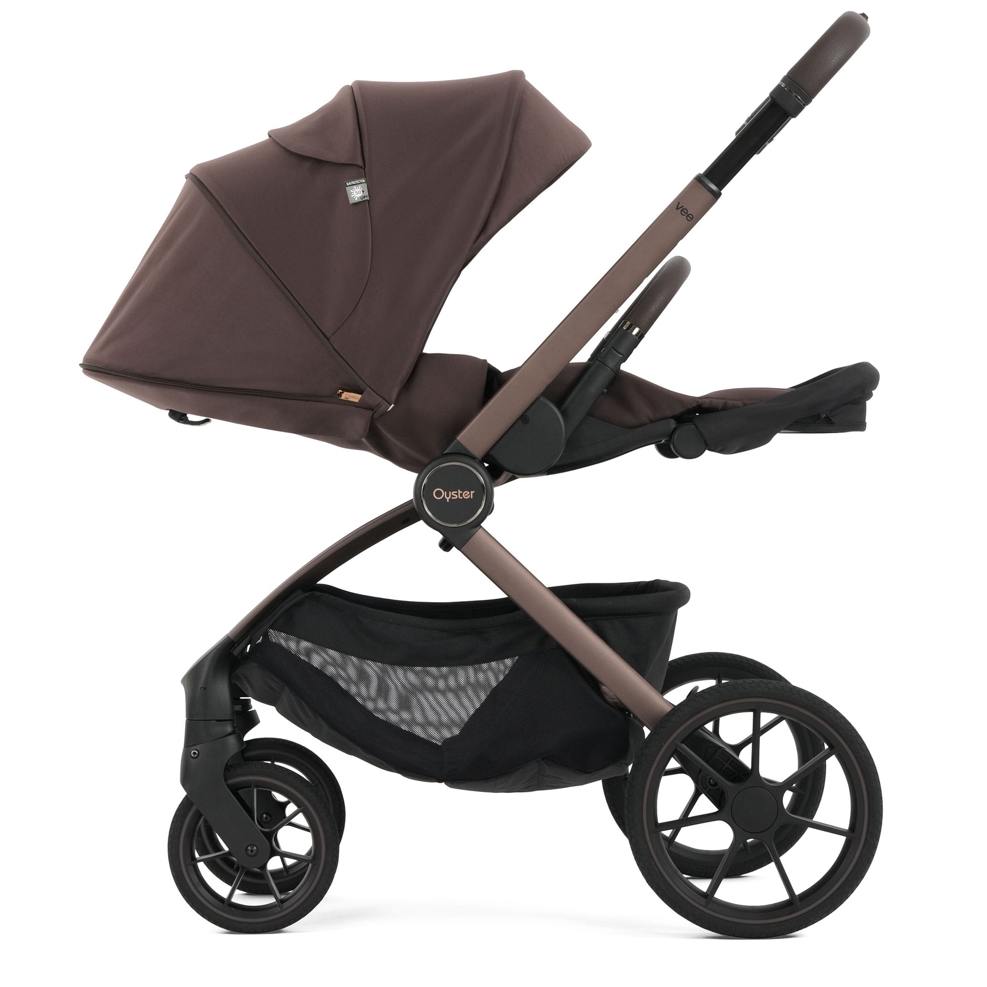 Oyster baby prams Oyster Vee Travel System Bundle - Chocolate