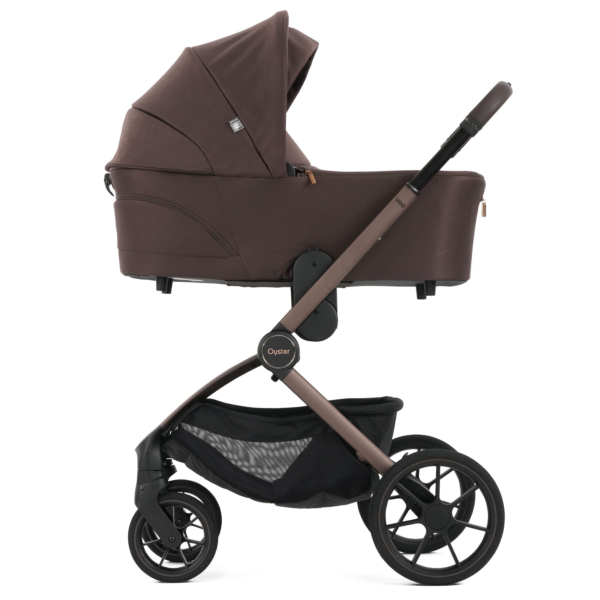 Oyster baby prams Oyster Vee Travel System Bundle - Chocolate